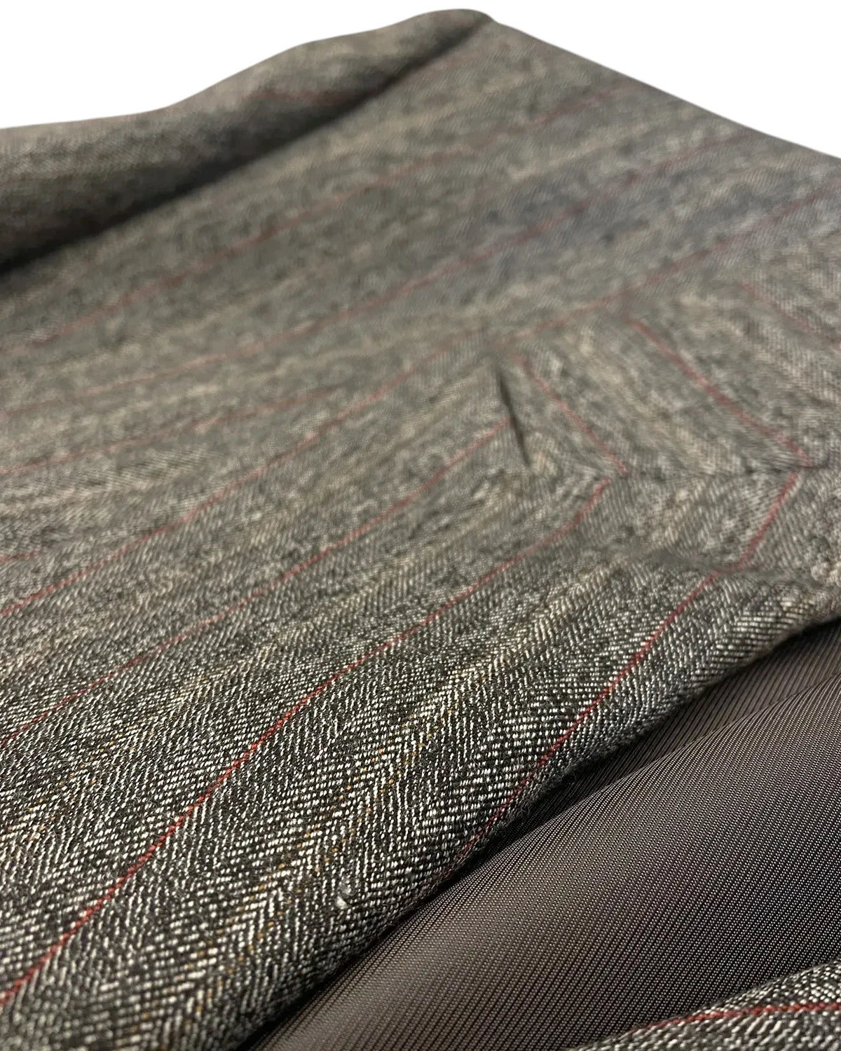 BOWTE / RED PINSTRIPES HERRINGBONE DOUBLE BREASTED TAILOR JK (252-06-0003)