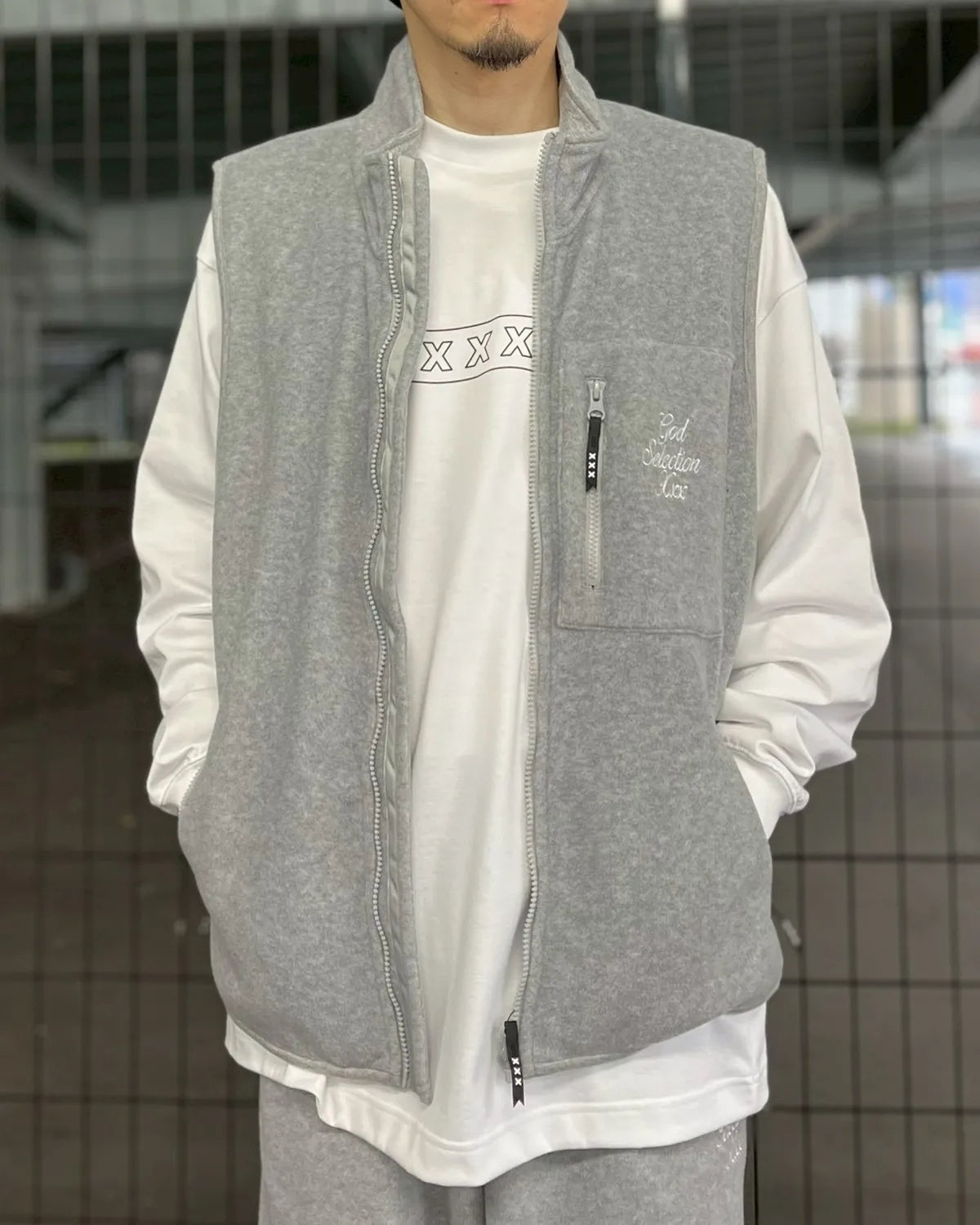 GOD SELECTION XXX / FLEECE VEST (GX-A26-JK-02)