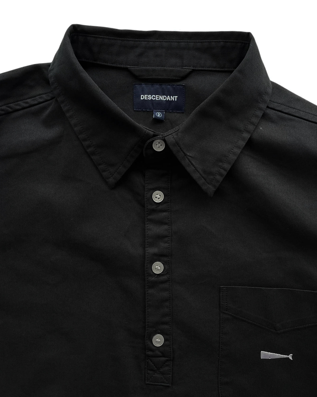 DESCENDANT / VOIL PULLOVER LS SHIRT (252CPDS-SHM03)
