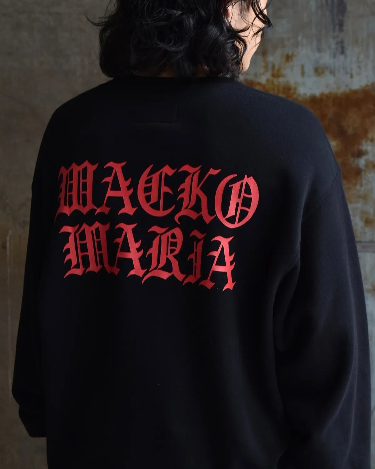 WACKO MARIA × DEATH ROW RECORDS / GARMENT DYED CREW NECK SWEAT SHIRT (DEATHROW-WM-SS03)
