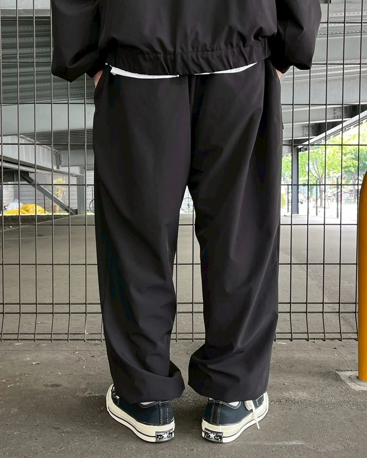 SEQUEL / NYLON SET UP PANTS (SQ-25SS-PT-08)