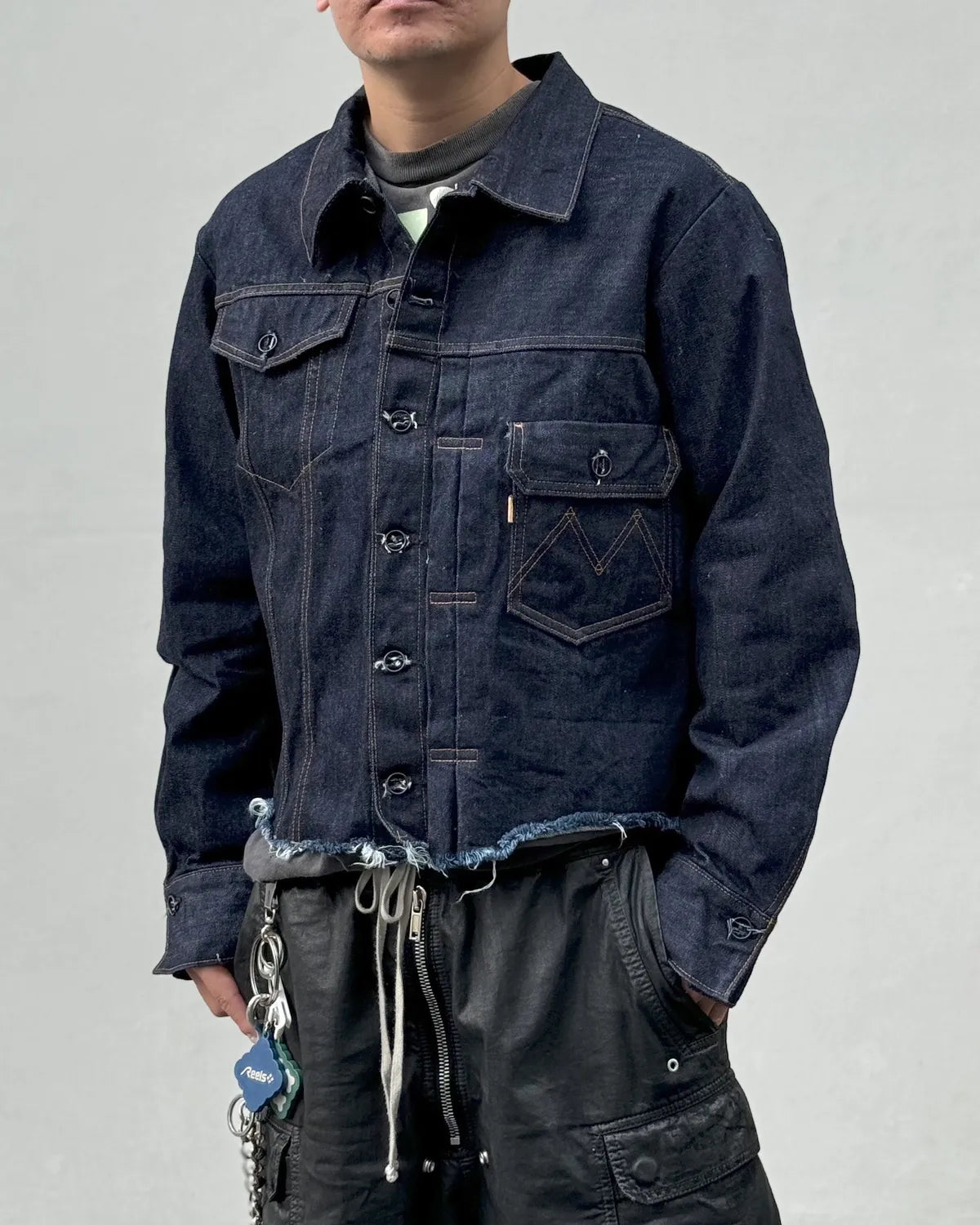 MINUS / Deconstructed Denim Tracker -KOJIMA- (M-P3-LO5)