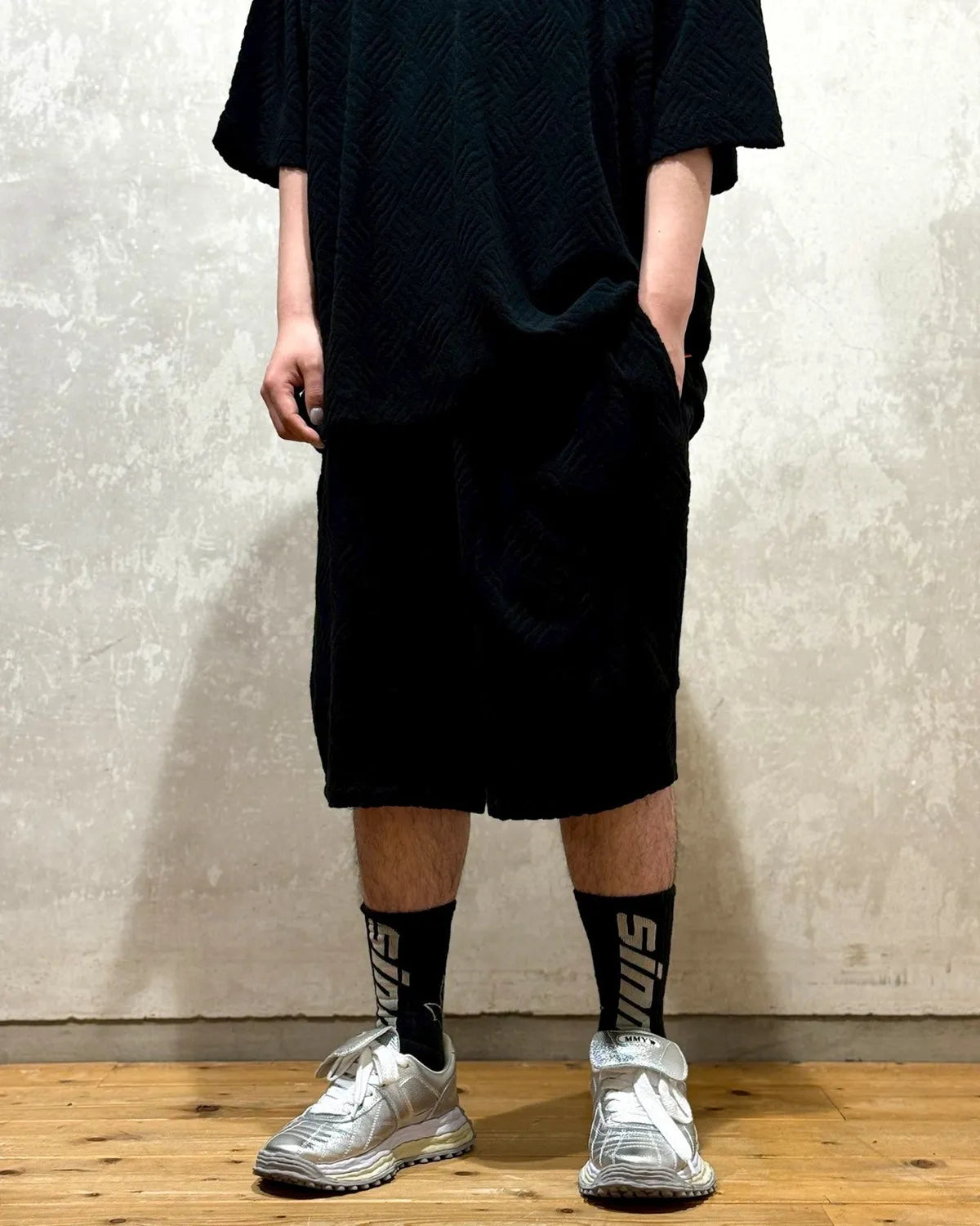 TIGHTBOOTH / CHECKER PLATE BIG SHORTS (00009088)