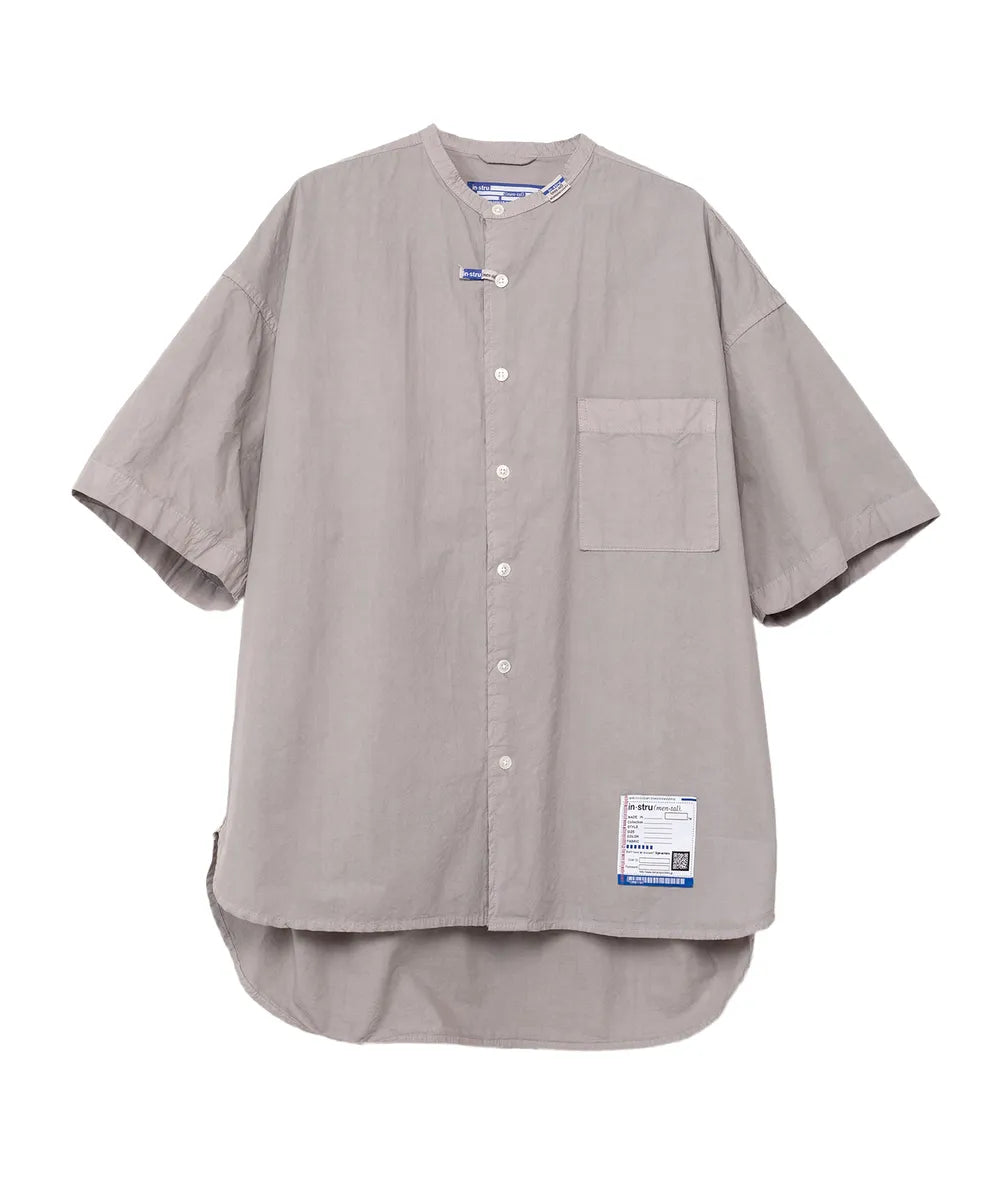 Maison MIHARA YASUHIRO / Typewriter cloth Half-sleeve Shirt (I12SH013)