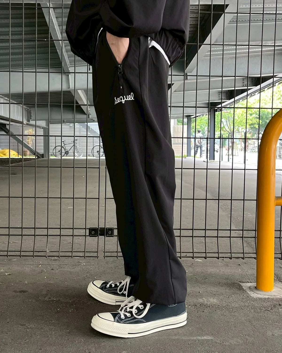 SEQUEL / NYLON SET UP PANTS (SQ-25SS-PT-08)
