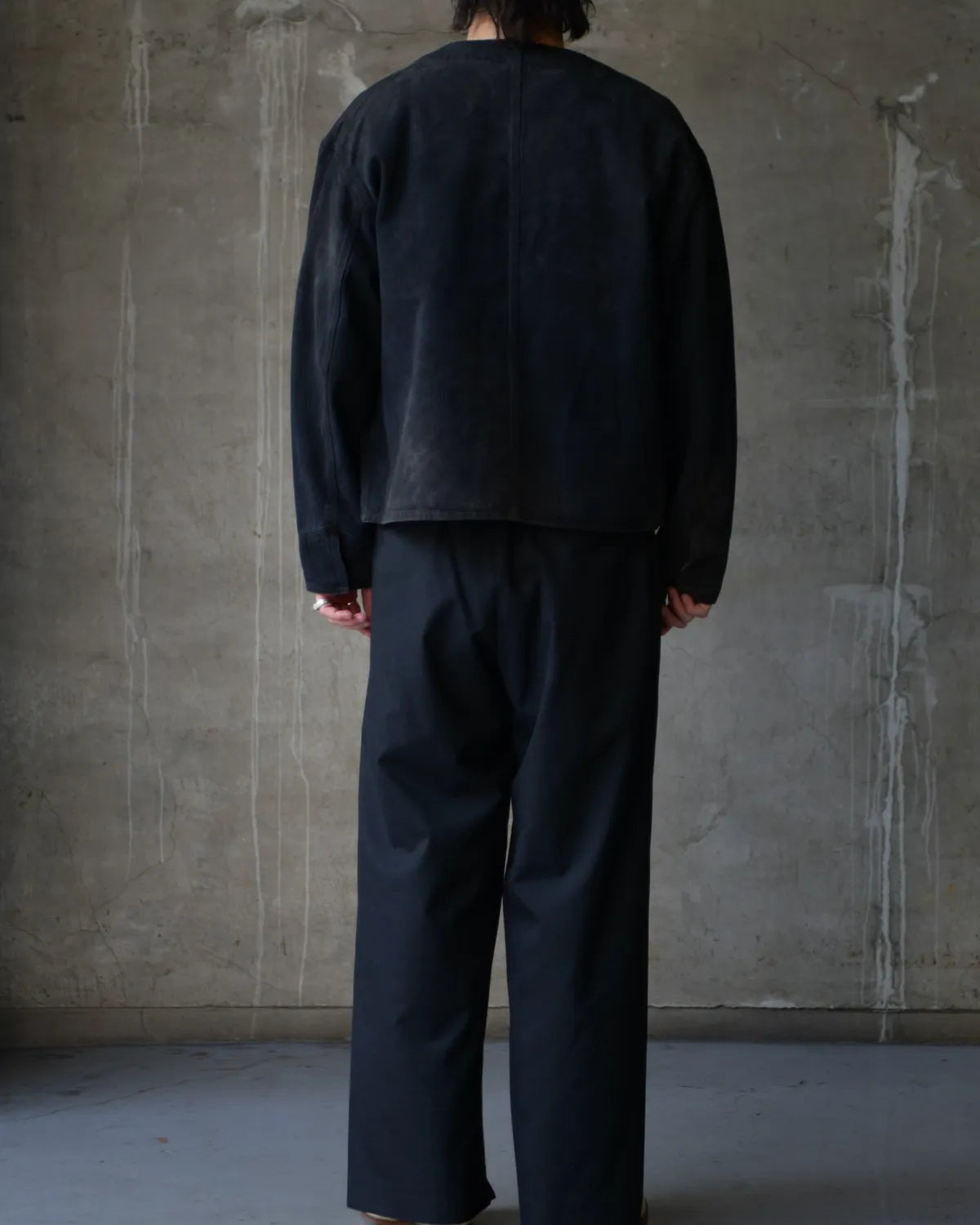 A.PRESSE / Vintage Black Denim Engineer Jacket (26SAP-01-45)