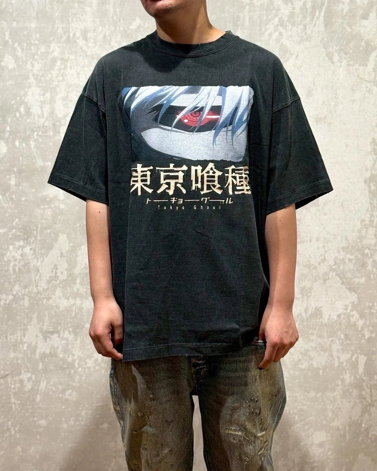 THE SUGAR PUNCH × 東京喰種 / S/S T-Shirt -KANEKI BACK BORN (TTGM25SM004)