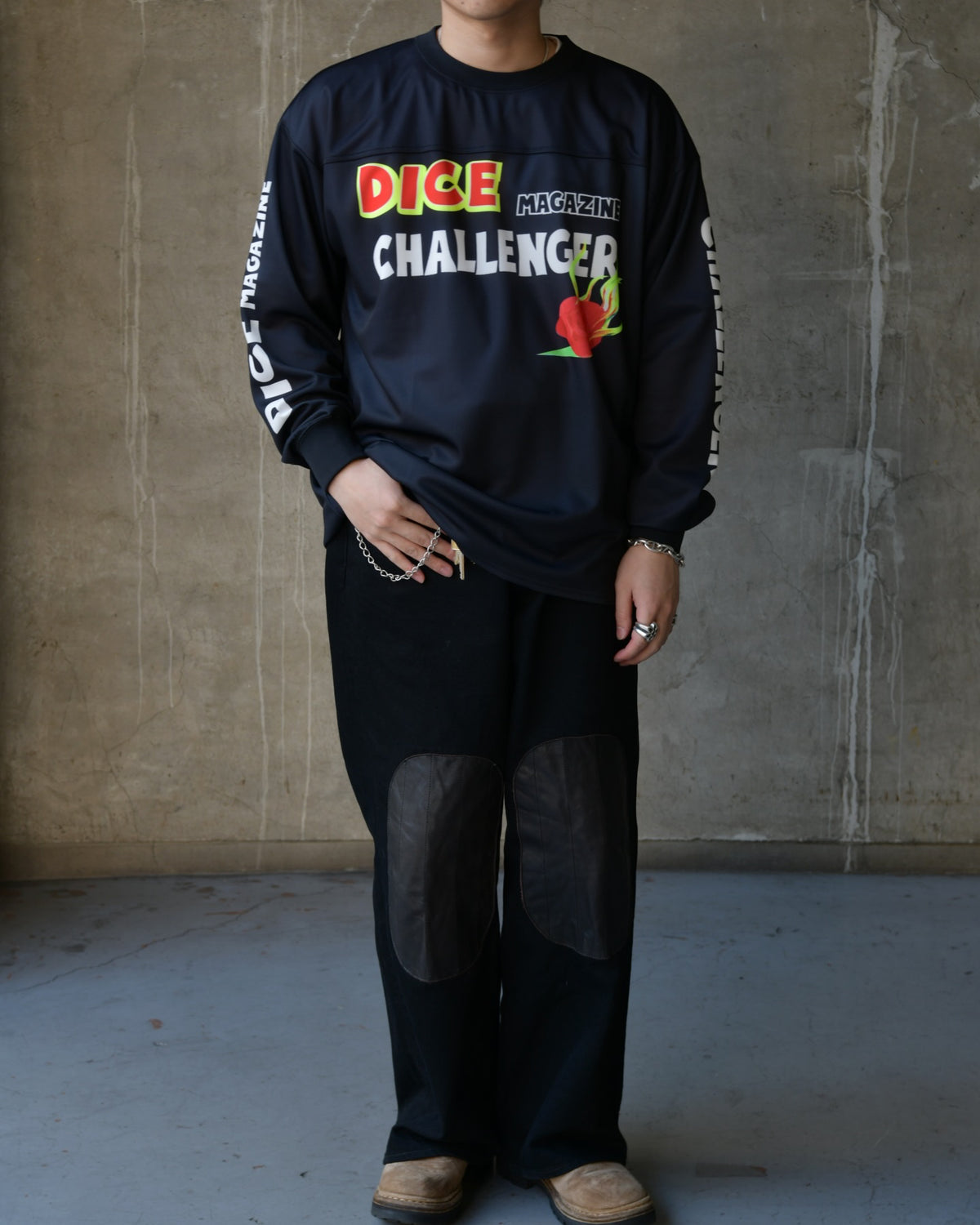 CHALLENGER(チャレンジャー) / × DicE Magazine L/S DRY DICE TEE CHALLENGER(チャレンジャー) / × DicE Magazine L/S DRY DICE TEE