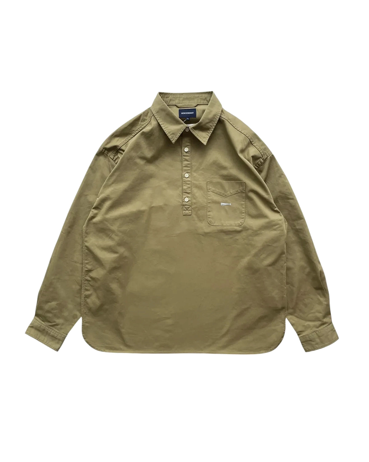 DESCENDANT / VOIL PULLOVER LS SHIRT (252CPDS-SHM03)