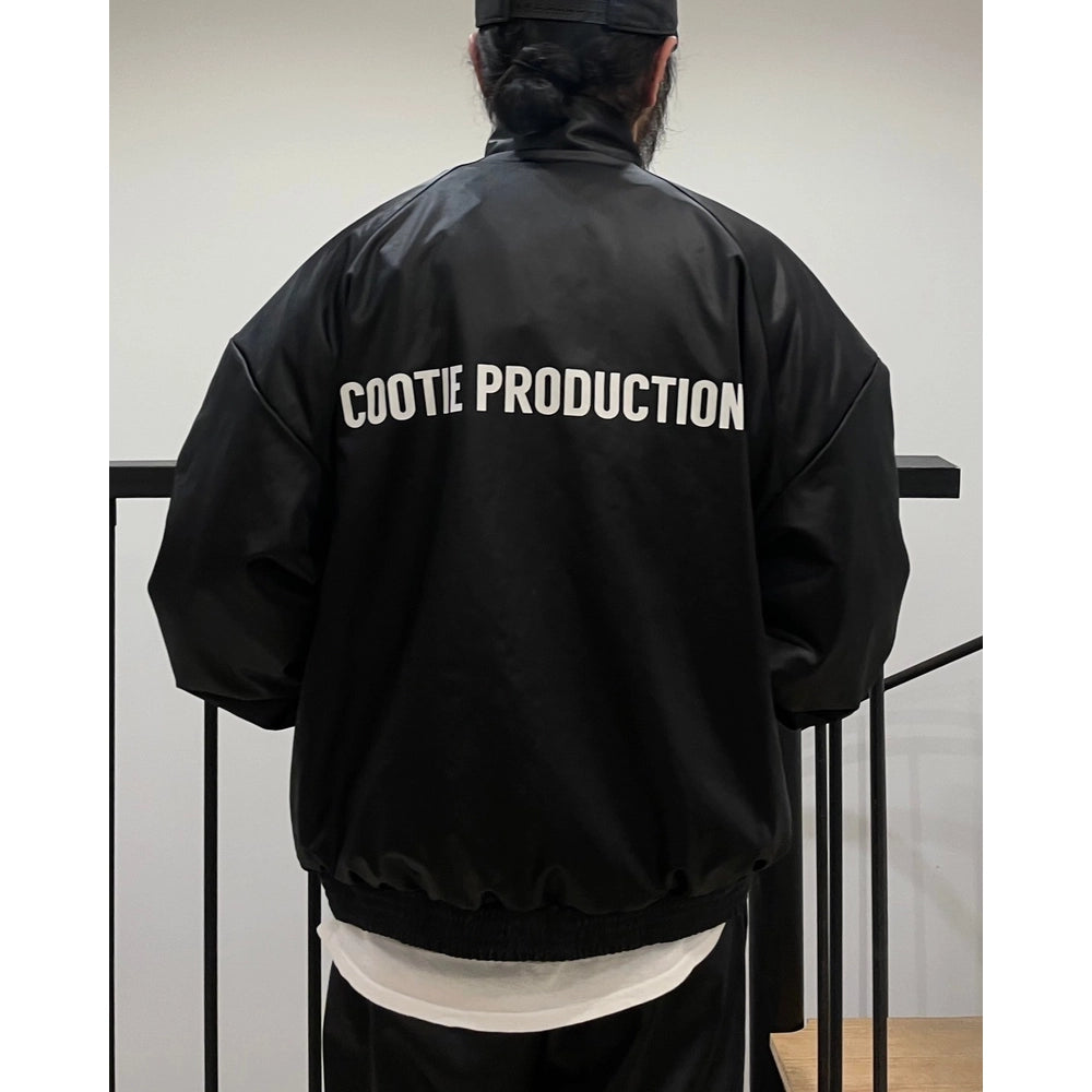 COOTIE PRODUCTIONS® / Damp Coated Satin Track Jacket (CTE-24A232)