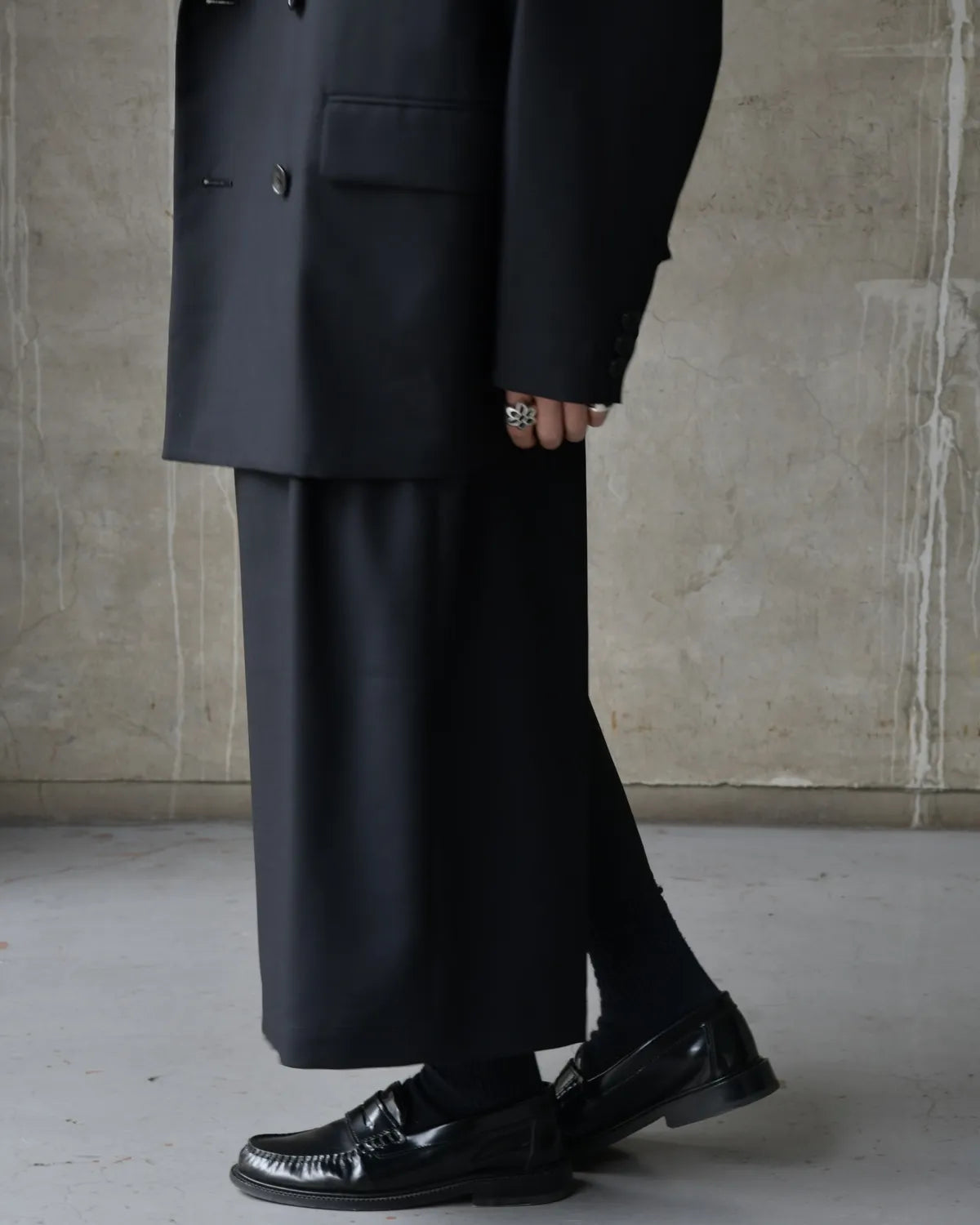 COOTIE PRODUCTIONS® / T/W Twill Shin Cut Wide Easy Trousers (CTE-26S107)