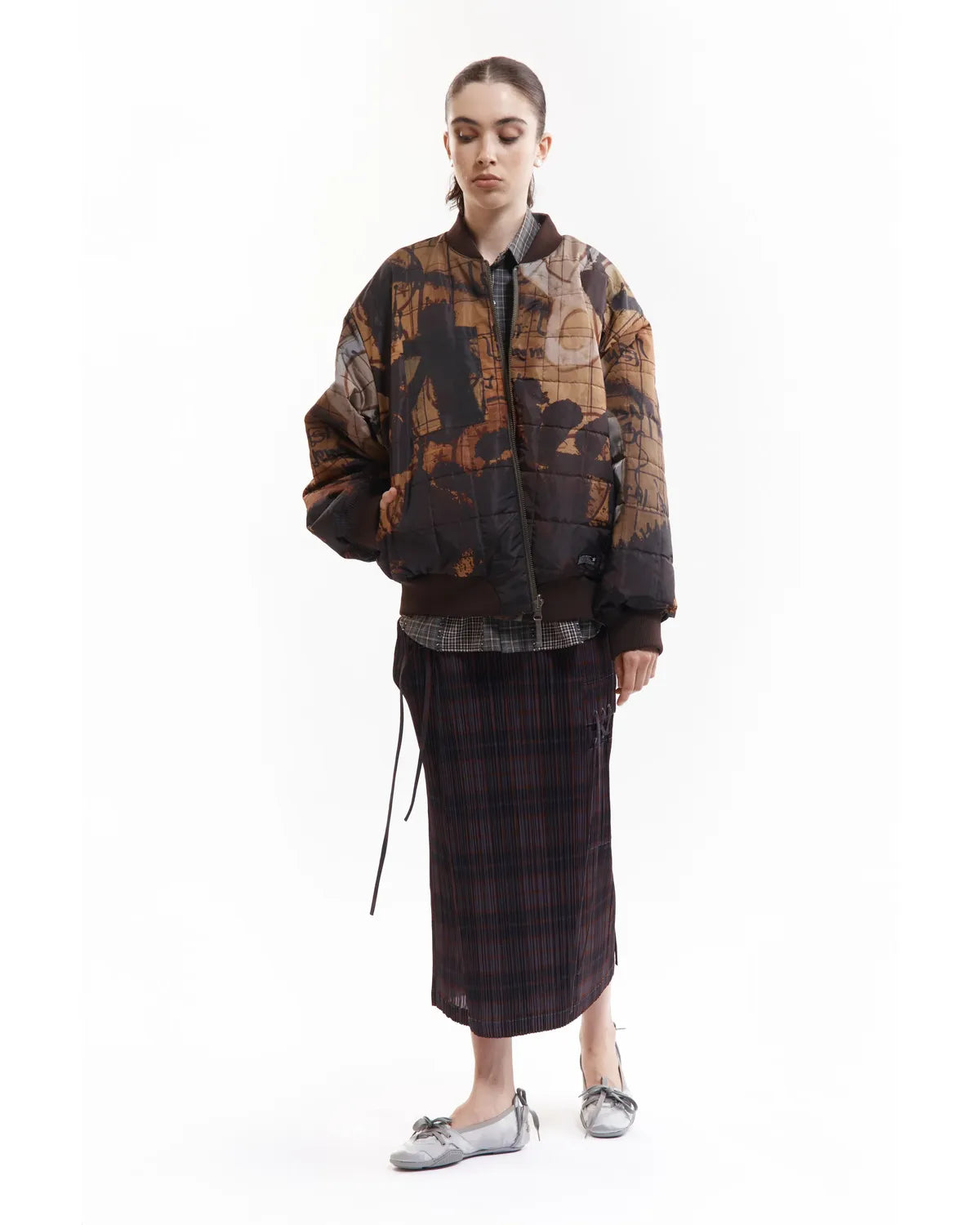 P.A.M.（Perks And Mini) / ADORNED REVERSIBLE BOMBER JACKET (39220)