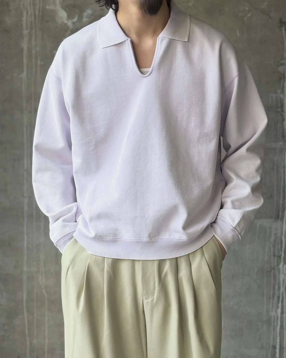 MARKAWARE / Organic Cotton Heavy Fleece Skipper Comfort Sweat (A26A09CS15C)