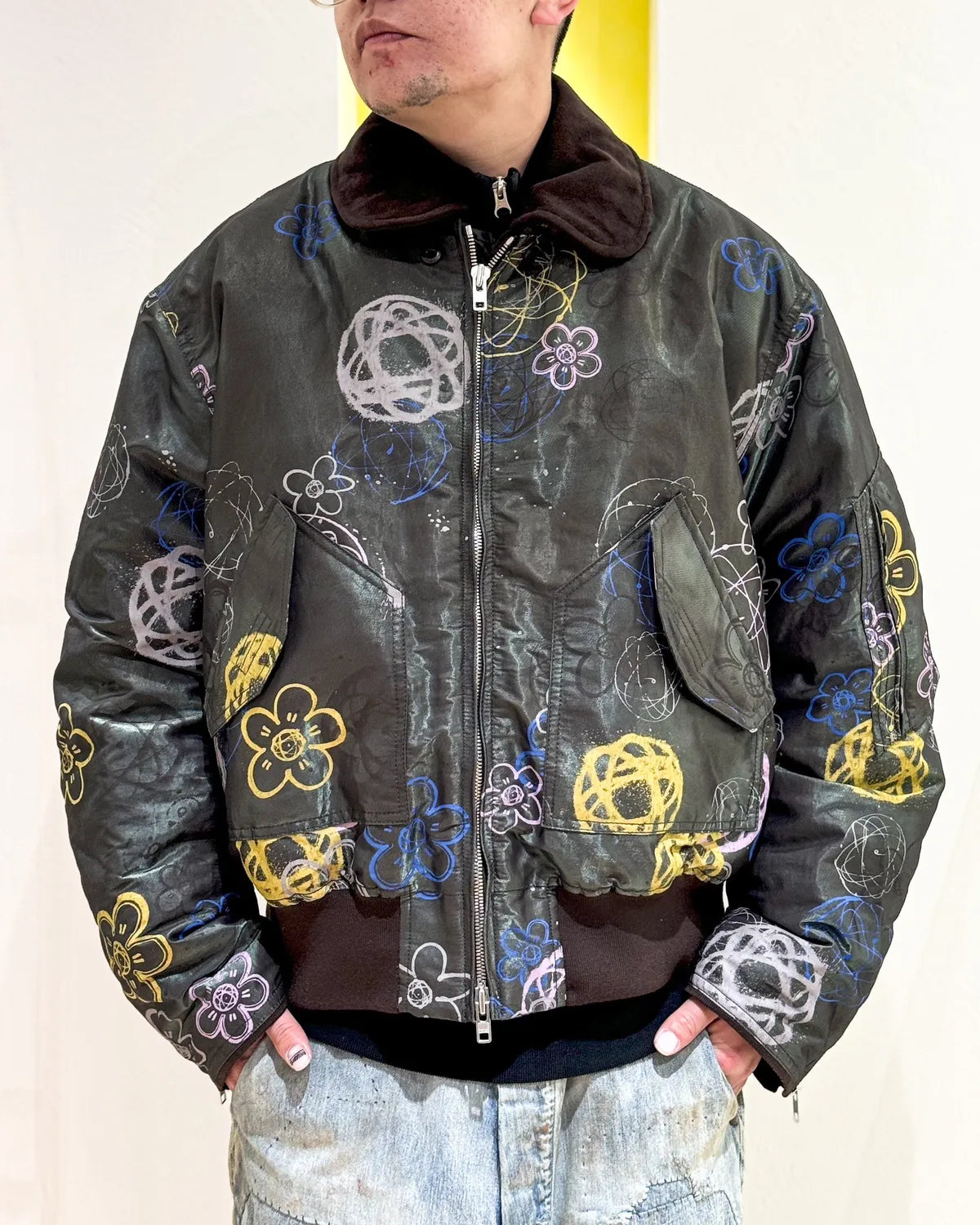 KENZO  / 'Kenzo x Futura 2000' ボンバー (FF65BL2029G1)
