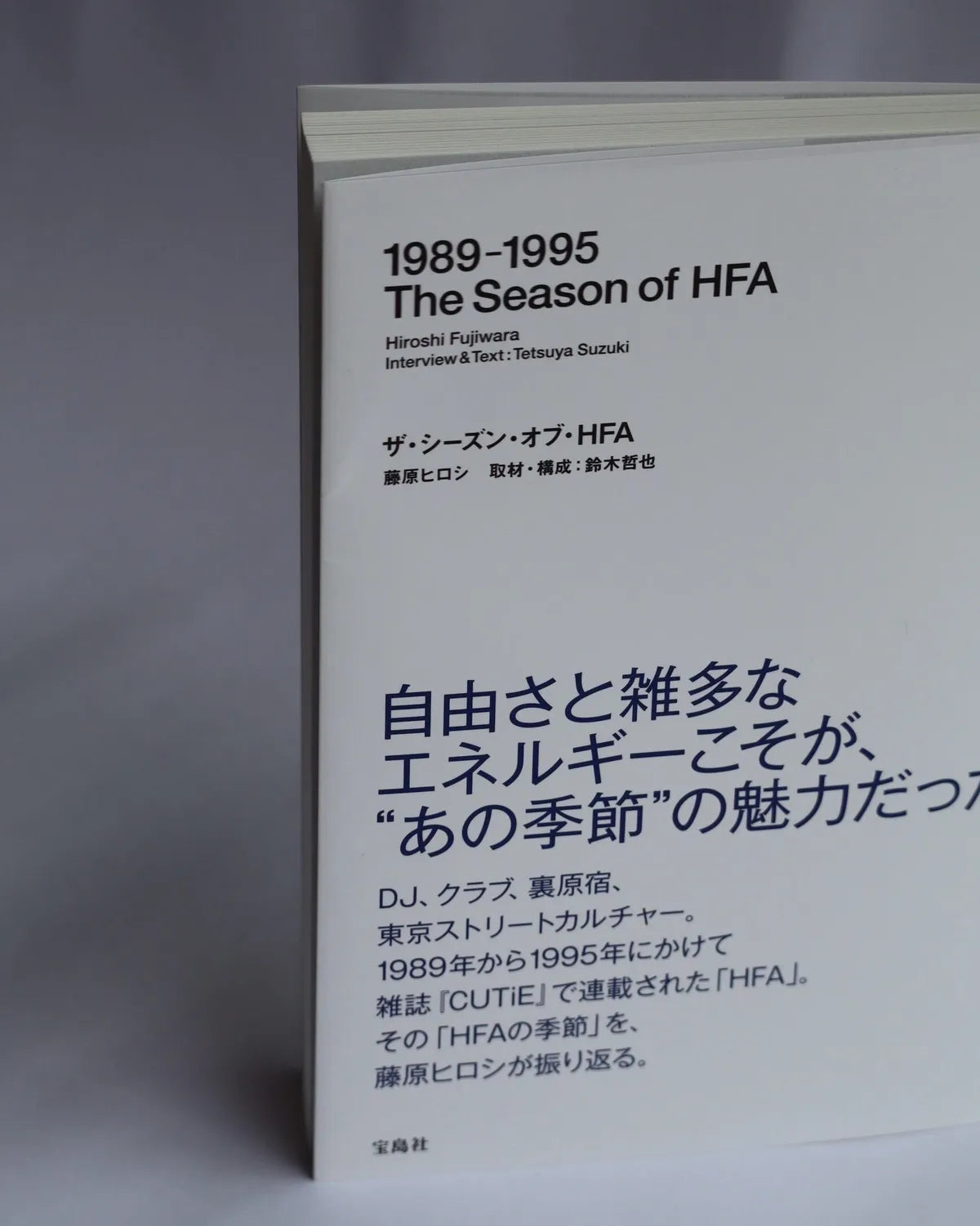 藤原ヒロシ / 1989-1995 The Season of HFA (9784299075161)