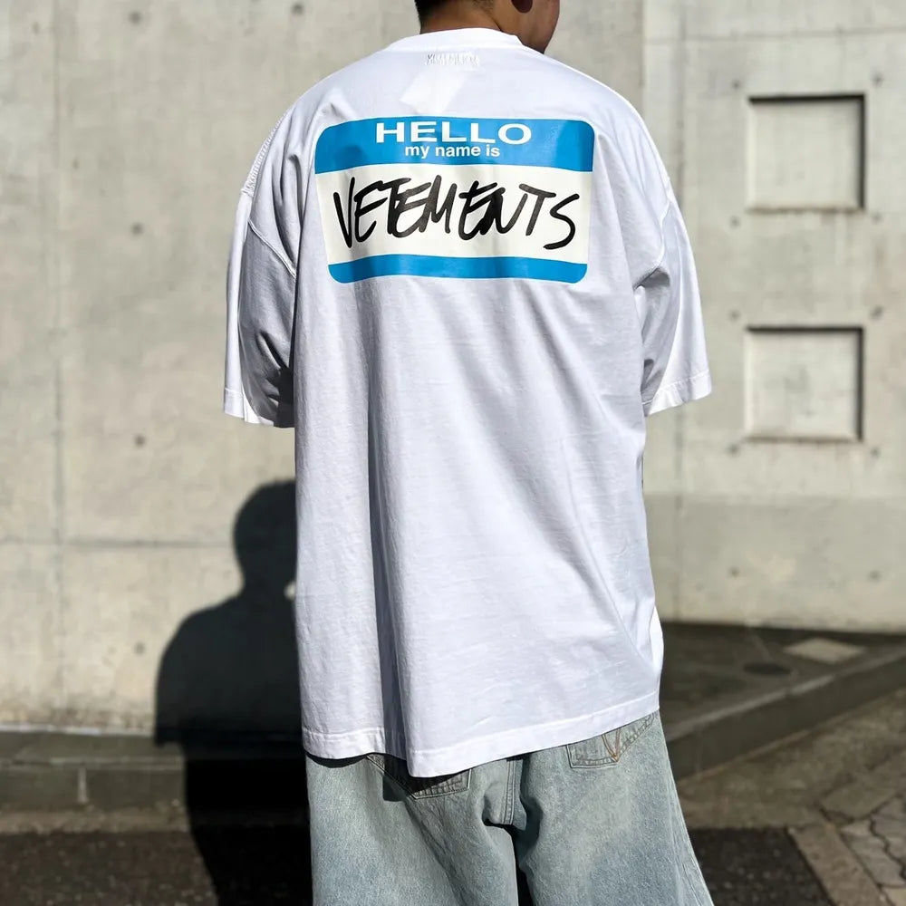 VETEMENTS / MY NAME IS VETEMENTS T-SHIRT