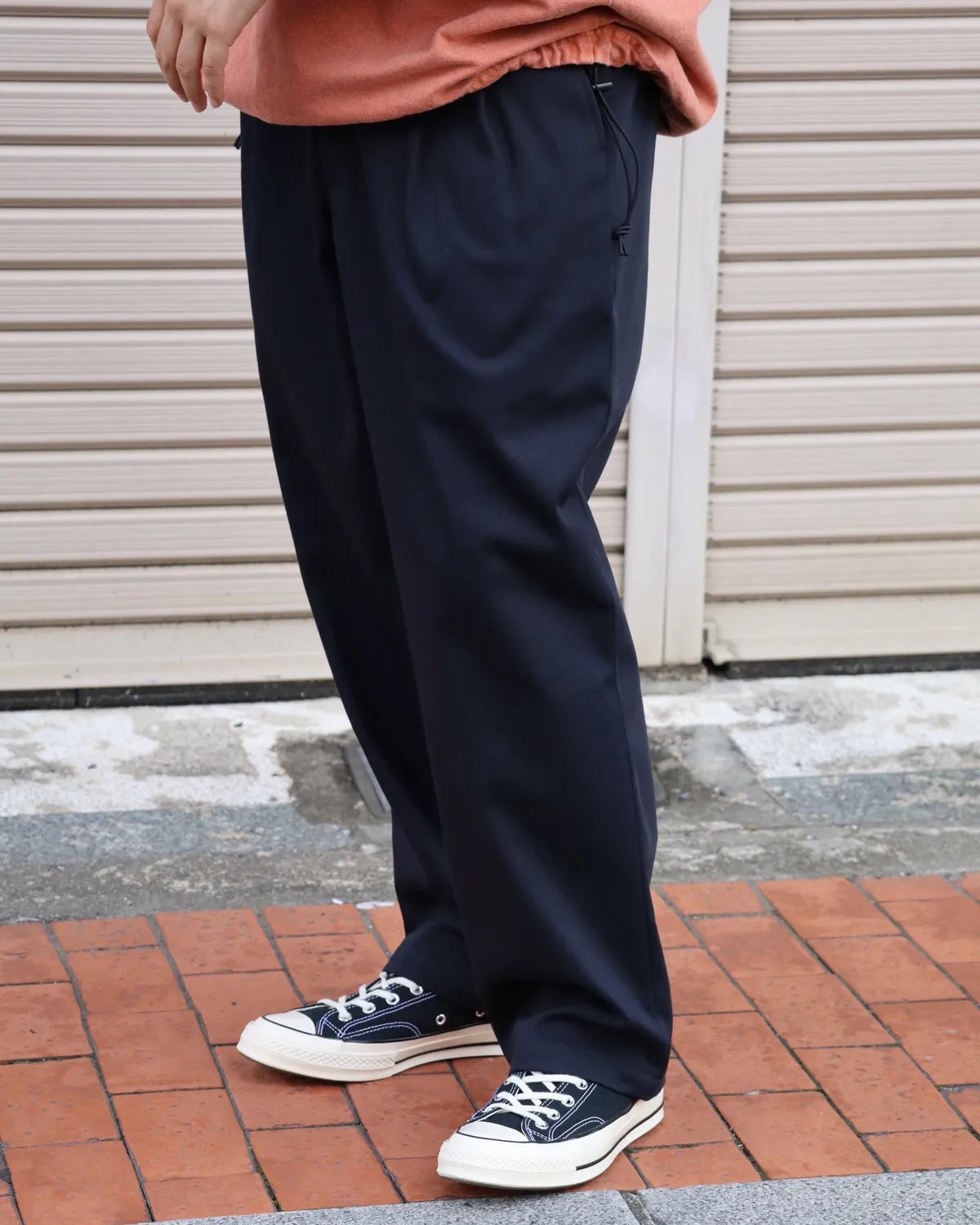DESCENDANT / DC-3 ORGANIC COTTON TWILL TROUSERS (262TQDS-PTM01)