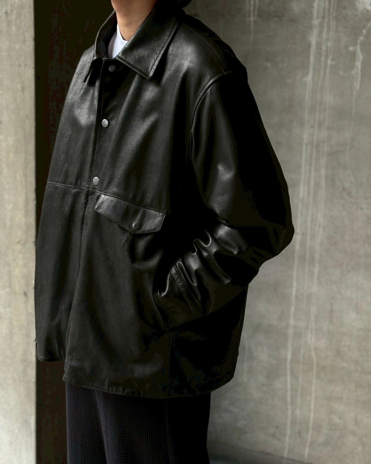 NTN / ASCENT LEATHER SHIRT (N006-047130)