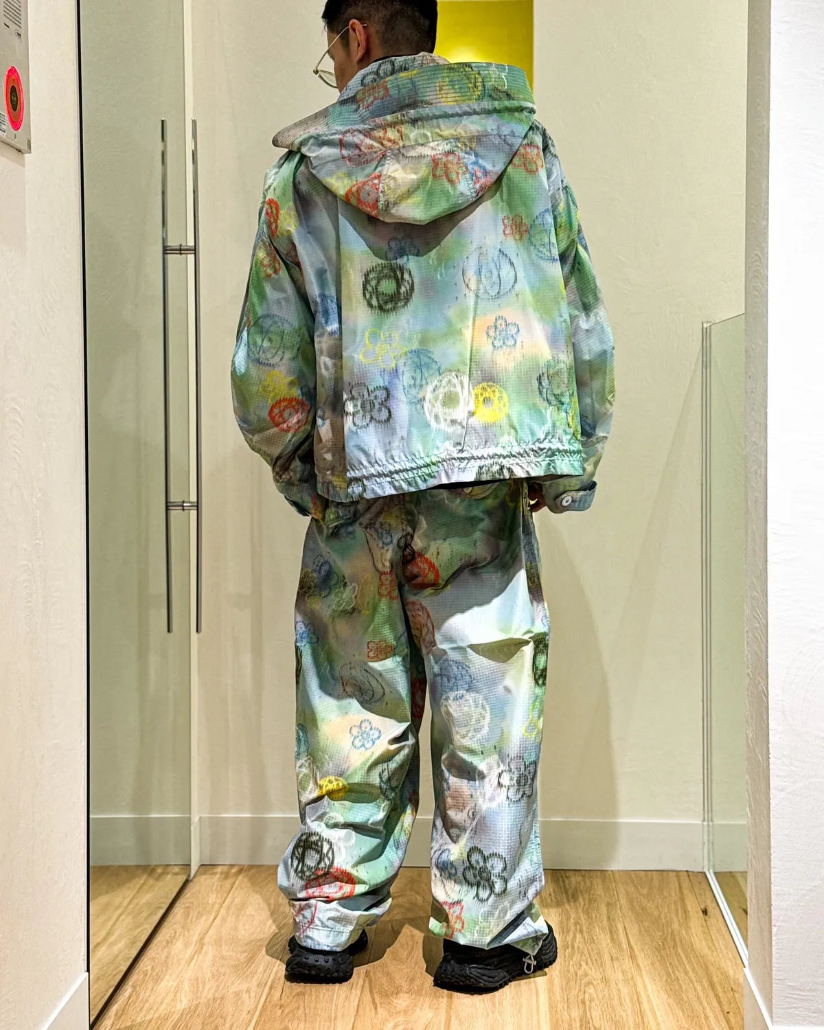 KENZO  / 'Kenzo x Futura 2000' ショート パーカ (FF65BL264912)