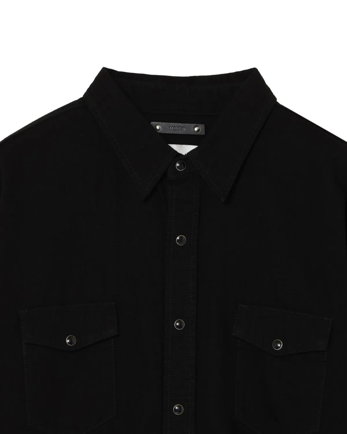 lucien pellat-finet × MINDENIM / メンズ デニム ルース シャツ ワンウォッシュ (213-41411)