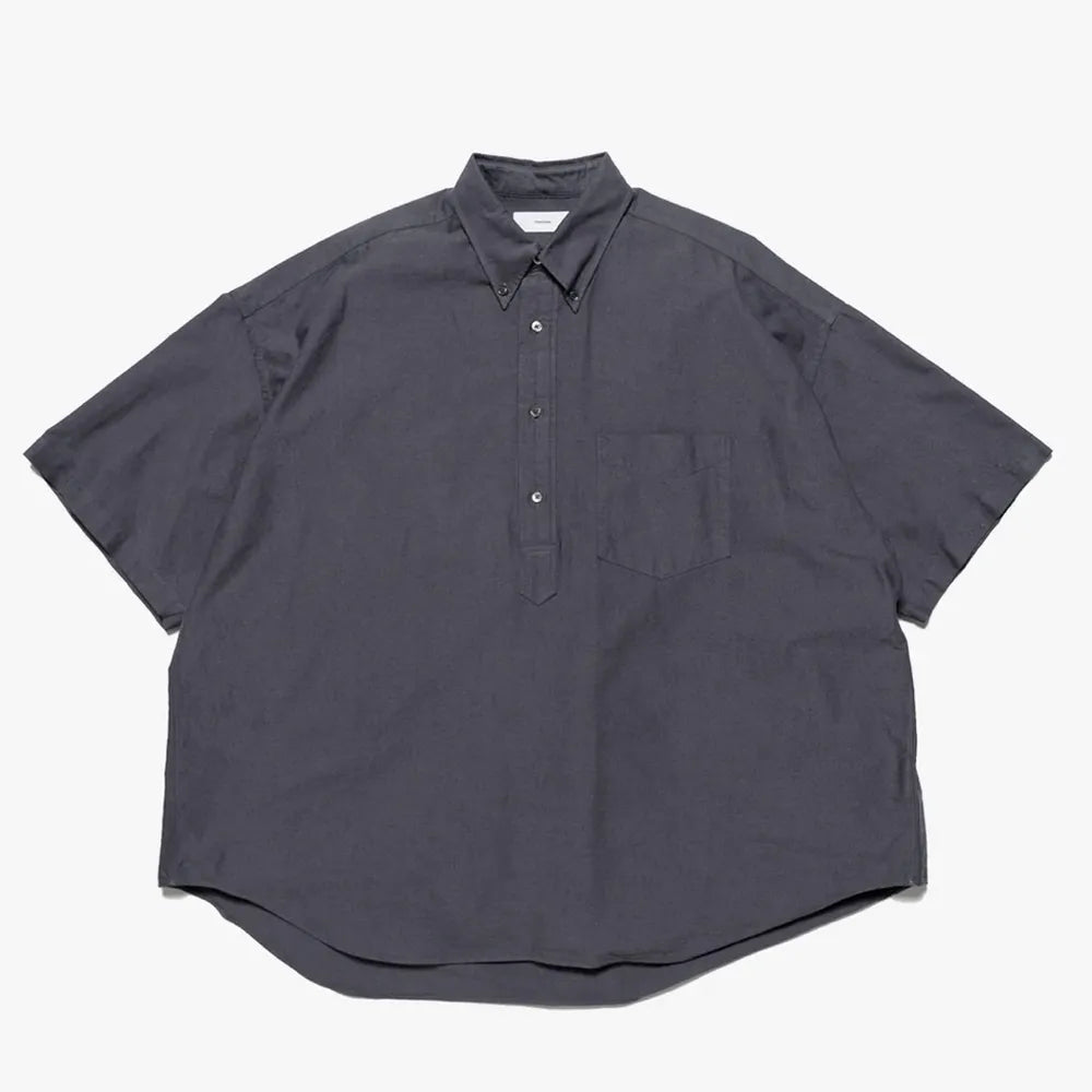 Graphpaper / Oxford S/S Oversized B.D Pullover Shirt (GM242-50023B)