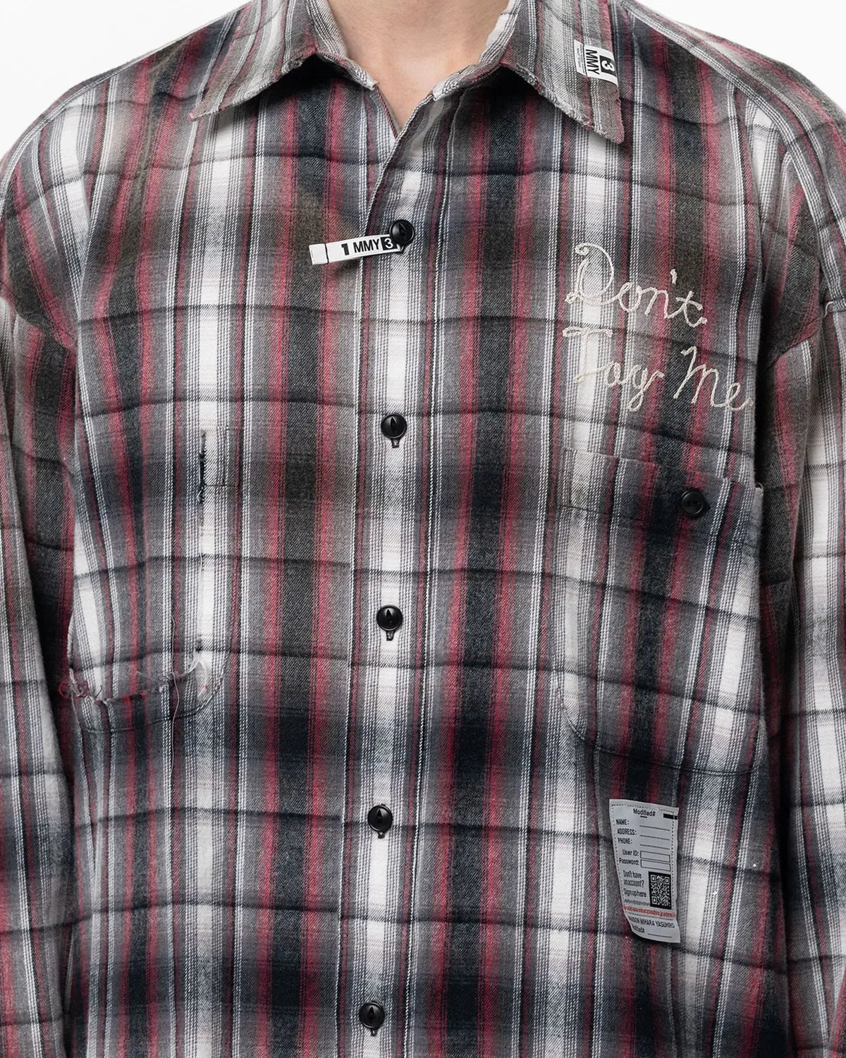 Maison MIHARA YASUHIRO / VINTAGE LIKE CHECK SHIRTS (J16SH181)