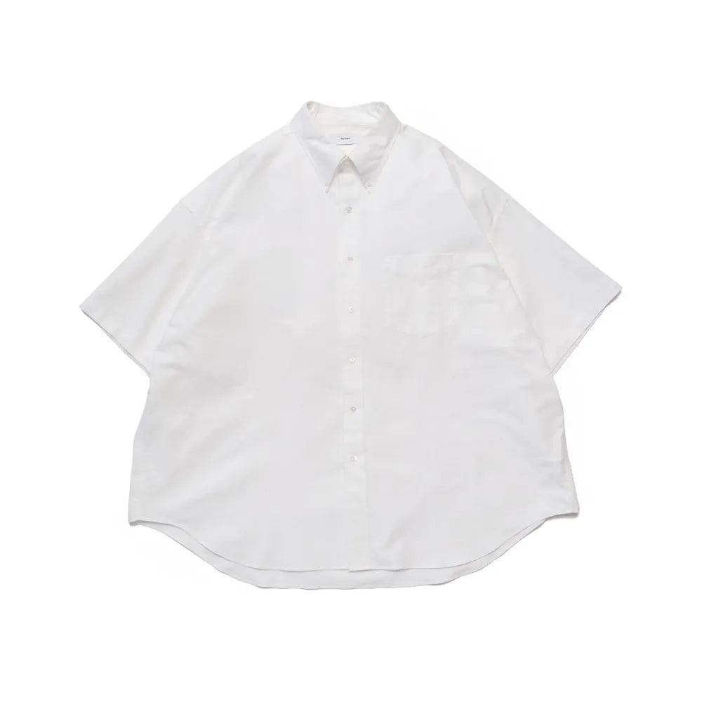 Graphpaper / Oxford S/S Oversized B.D Shirt (GM242-50021B)