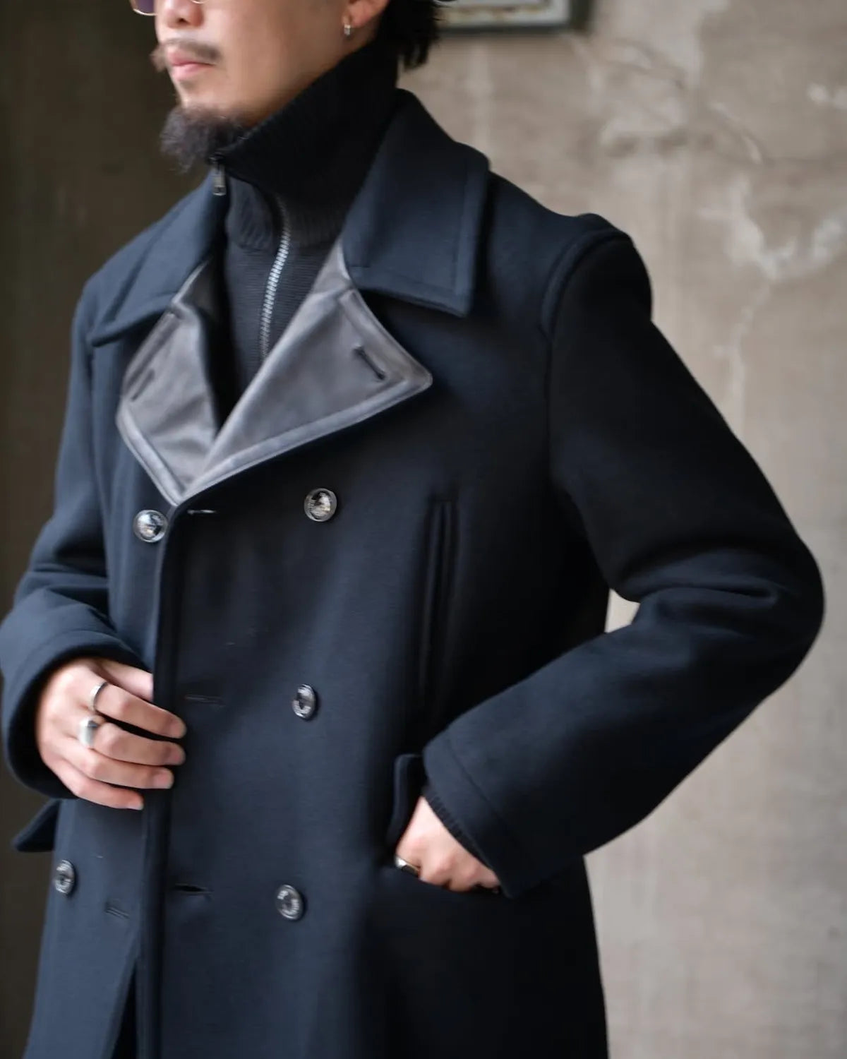 RATS / DOUBLE BREASTED WOOL JKT (25'RJ-1007)