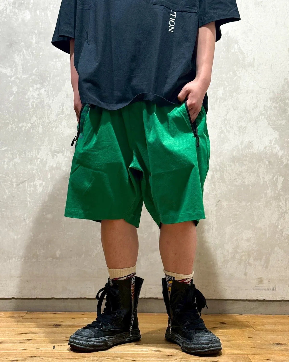 TIGHTBOOTH / LABEL LOGO BOARD SHORTS (00009412)