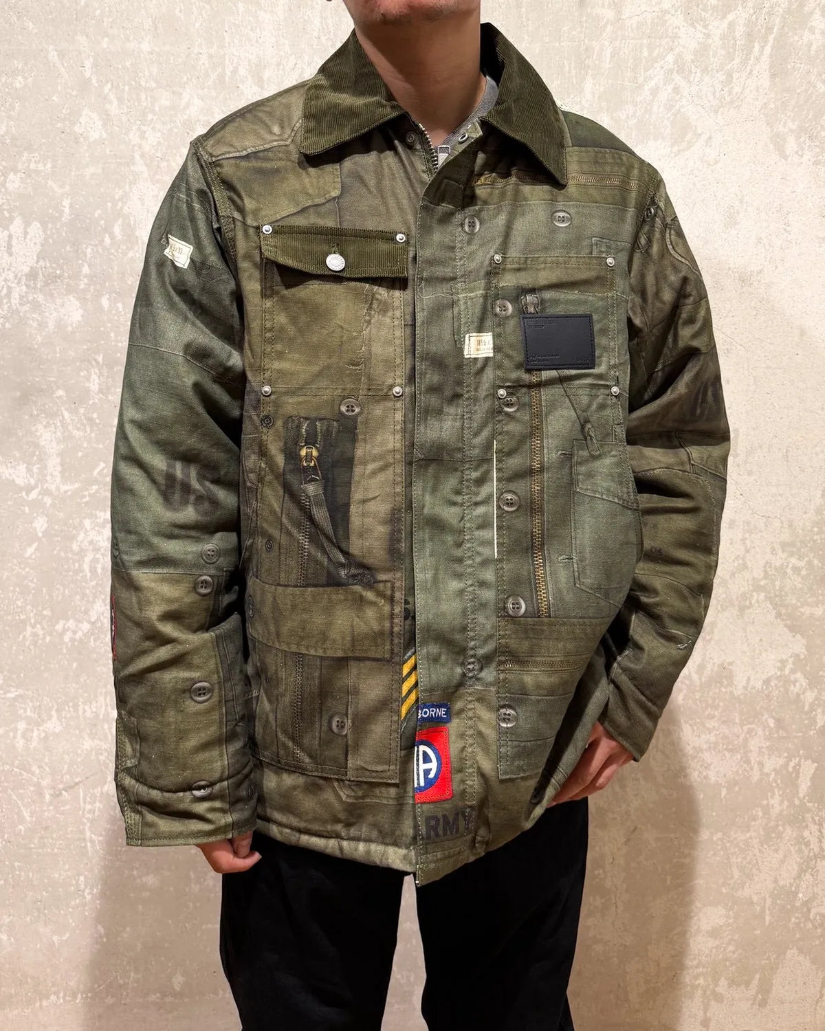 MIYAGIHIDETAKA -Rafu-  / Quilted Work Jacket (MH028)