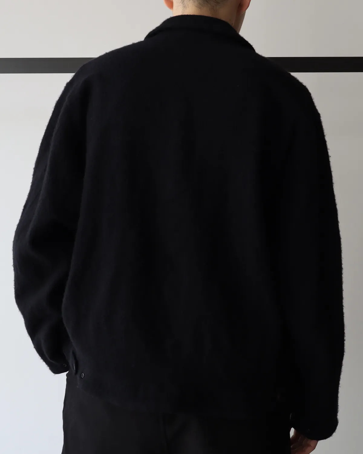 COMOLI / 縮絨ウール ジップショートジャケット (C03-01022)