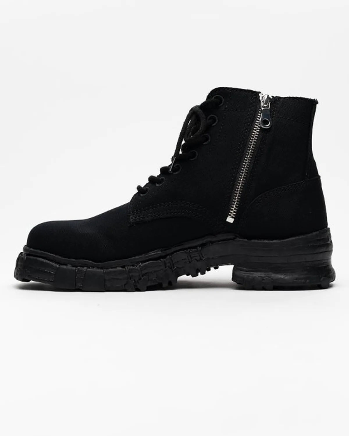 Maison MIHARA YASUHIRO General Scale. / "JOSEPH" Vintage-like Sole Canvas Boots ( S16FW711)