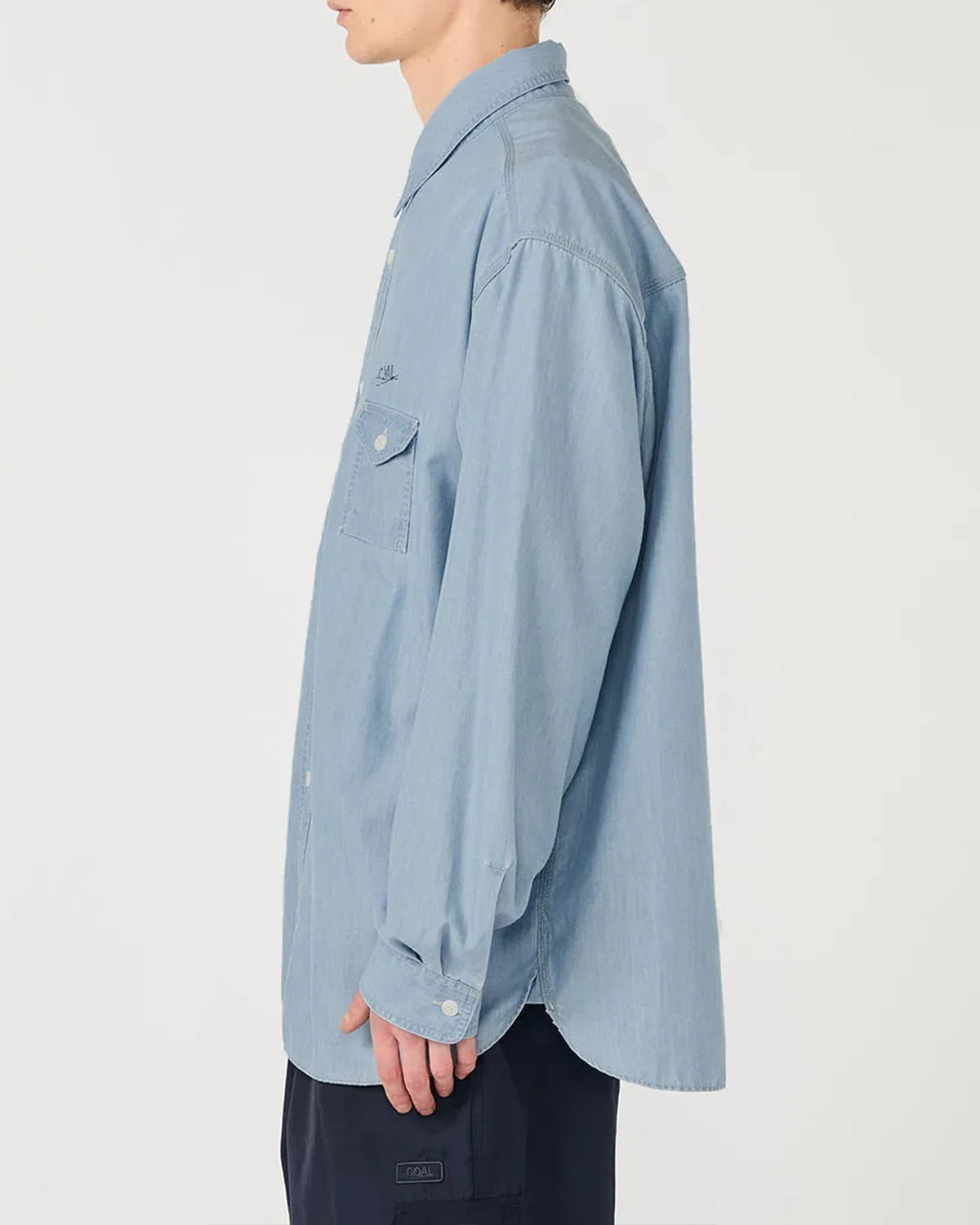 nanamica / Regular Collar Chambray Shirt (S26SG011)