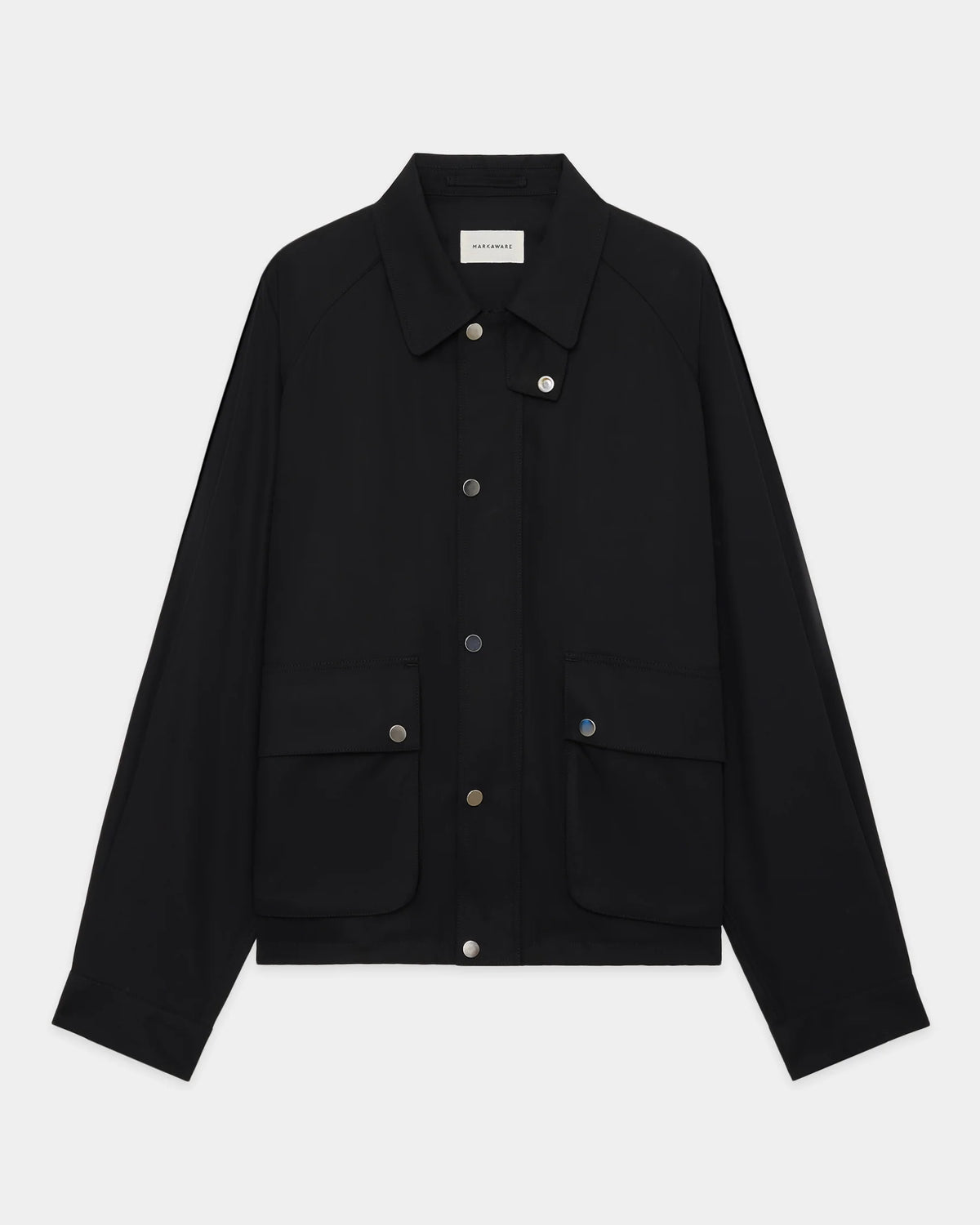 MARKAWARE / Organic Cotton Voile Yarn Twill Short Field Blouson (A26A16BL01C)
