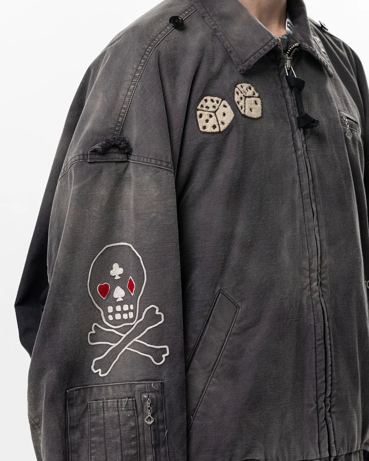 Maison MIHARA YASUHIRO / SUNFADED MILITARY JACKET (J16BL171)