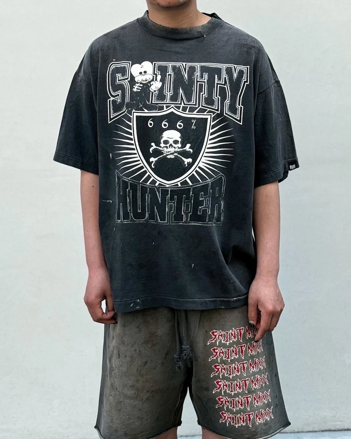 SAINT M×××××× (セントマイケル) / BH_SS T-SHIRT/SAINTY HUNTER
