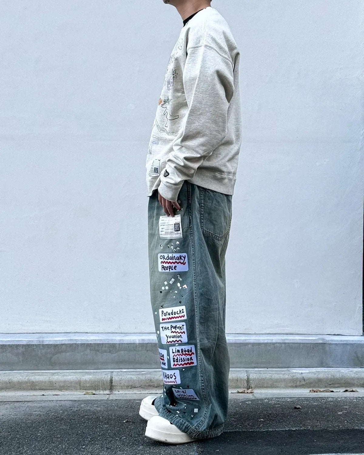 Maison MIHARA YASUHIRO / Kids Doodle Printed Sweatshirt (J16PO772)