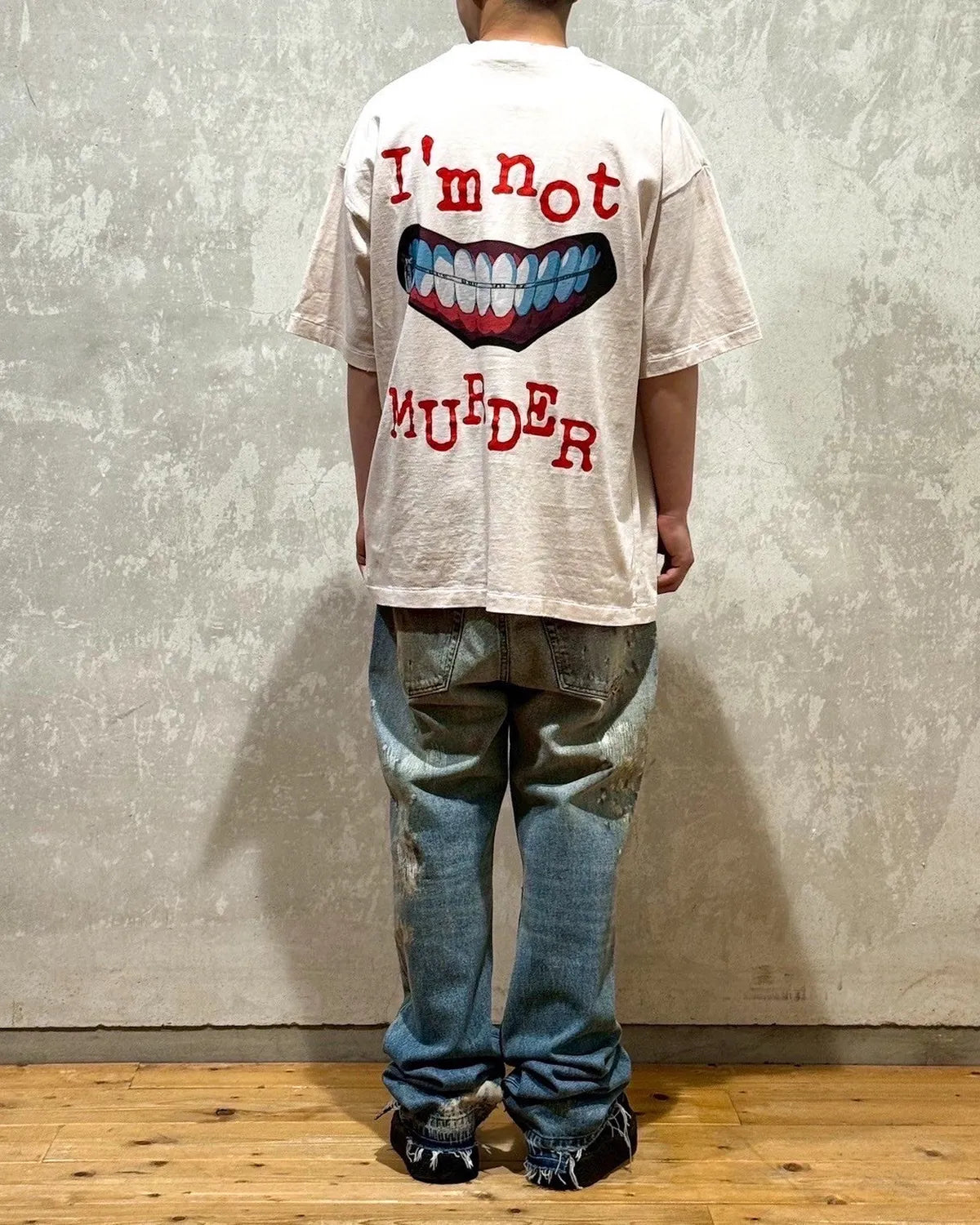 THE SUGAR PUNCH × 東京喰種 / S/S T-Shirt -KANEKI MASK (TTGM25SM001)