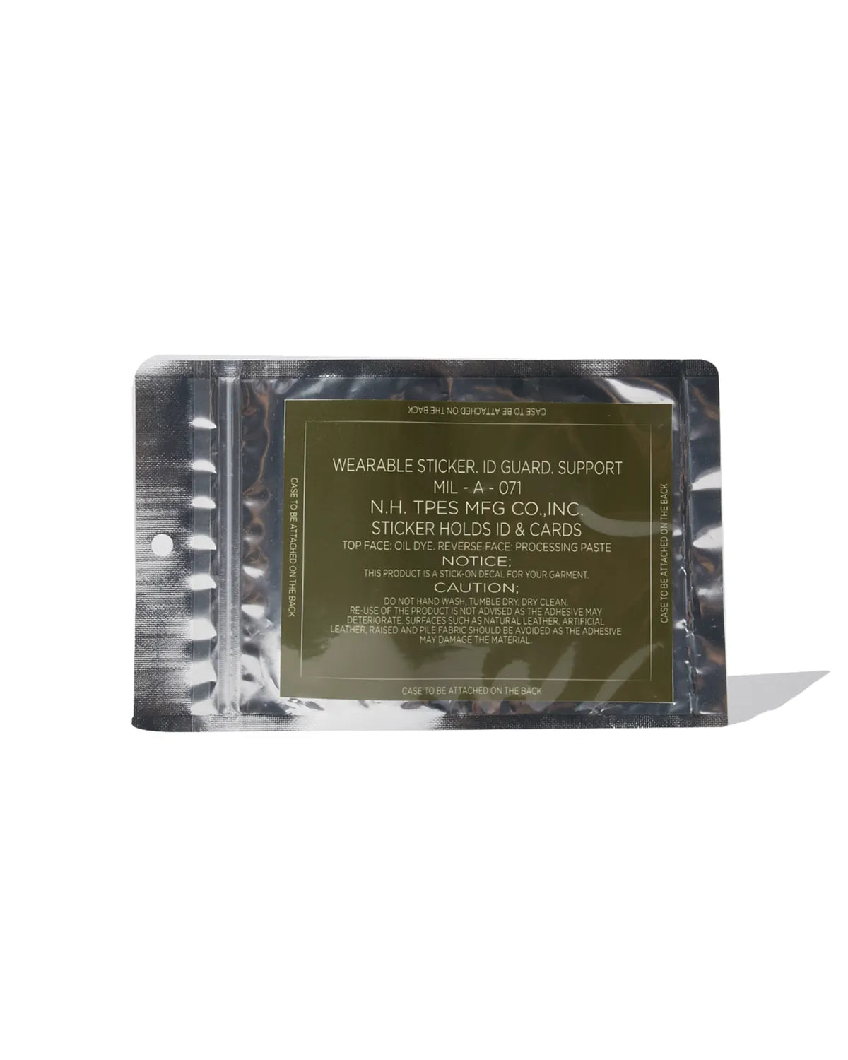 N.HOOLYWOOD TEST PRODUCT EXCHANGE SERVICE / WEARABLE STICKER (TPES-AC07)