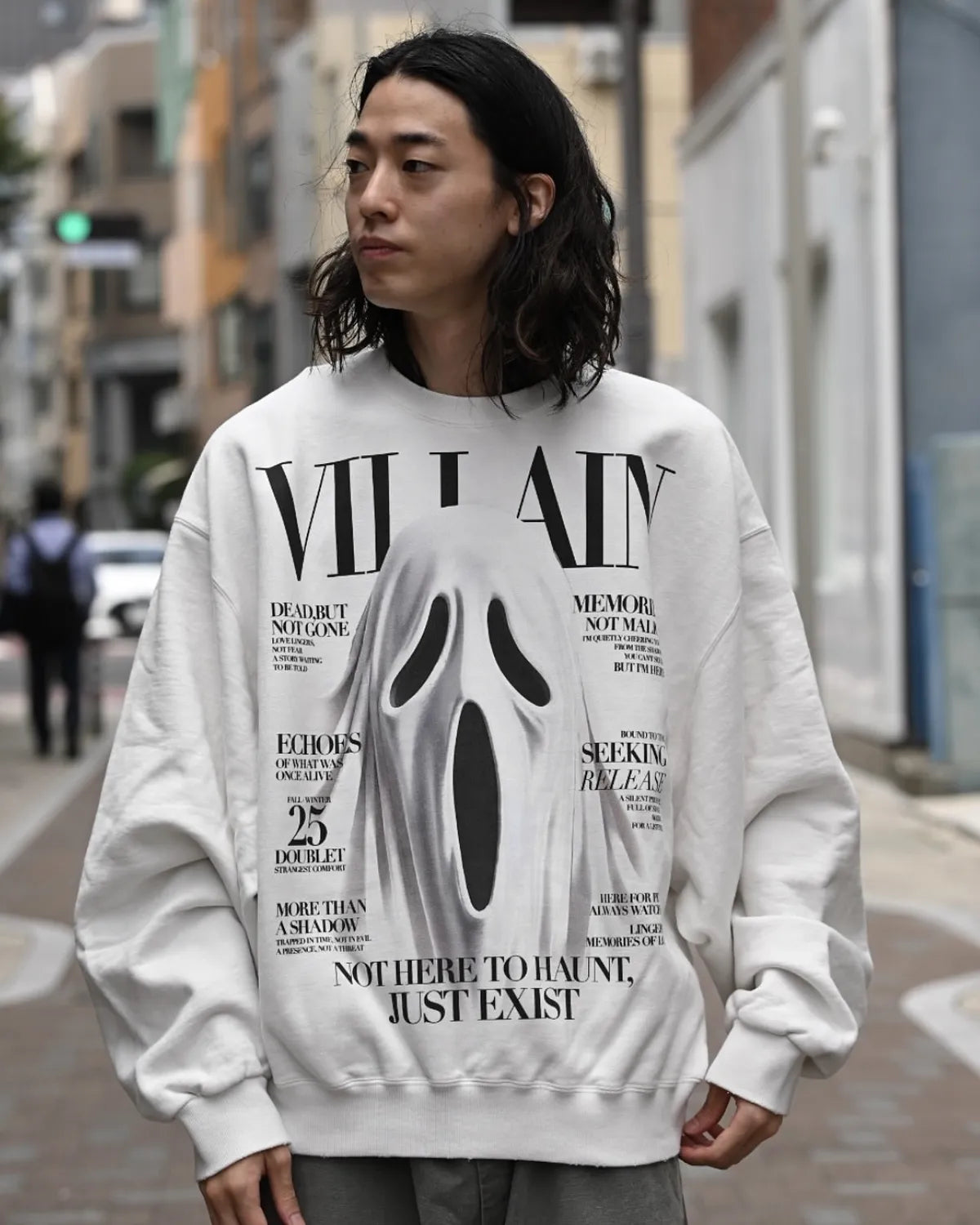 doublet / VILLAIN COVER PRINT SWEAT SHIRT (25AW53CS412)
