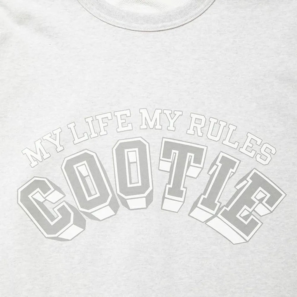 COOTIE PRODUCTIONS® / Open End Yarn Print Sweat Crew