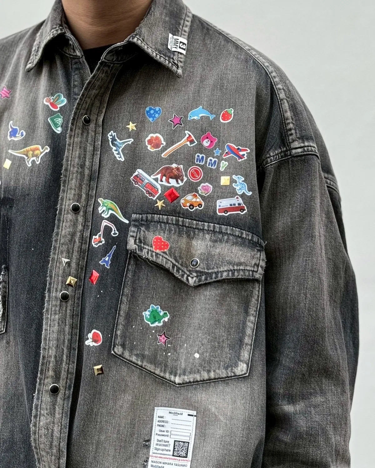 Maison MIHARA YASUHIRO / DENIM SHIRTS w STK (J16SH125)