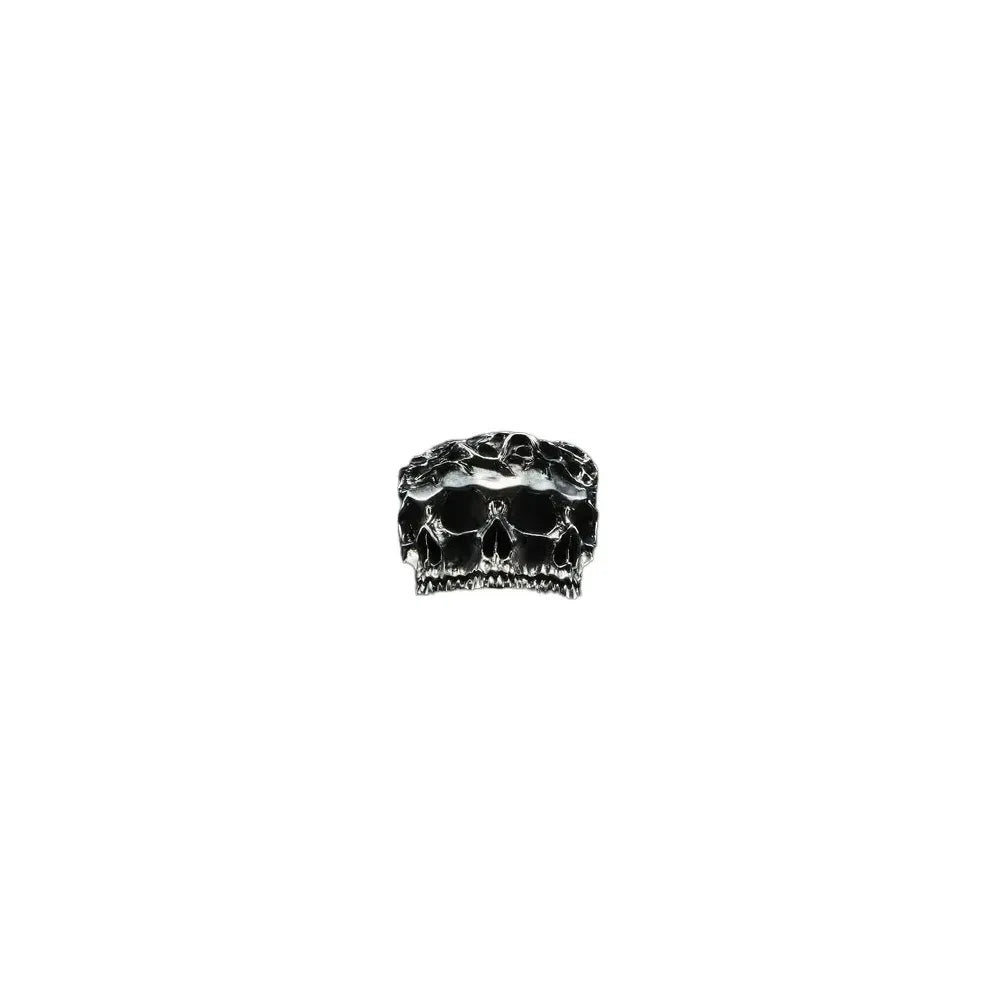 ANTIDOTE BUYERS CLUB の Engraved Calvary Skull Ring (RX-719-1)
