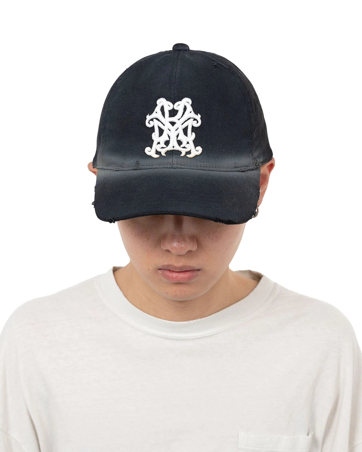 KAMIYA / "KMY" Distressed Cap (G15CA101)