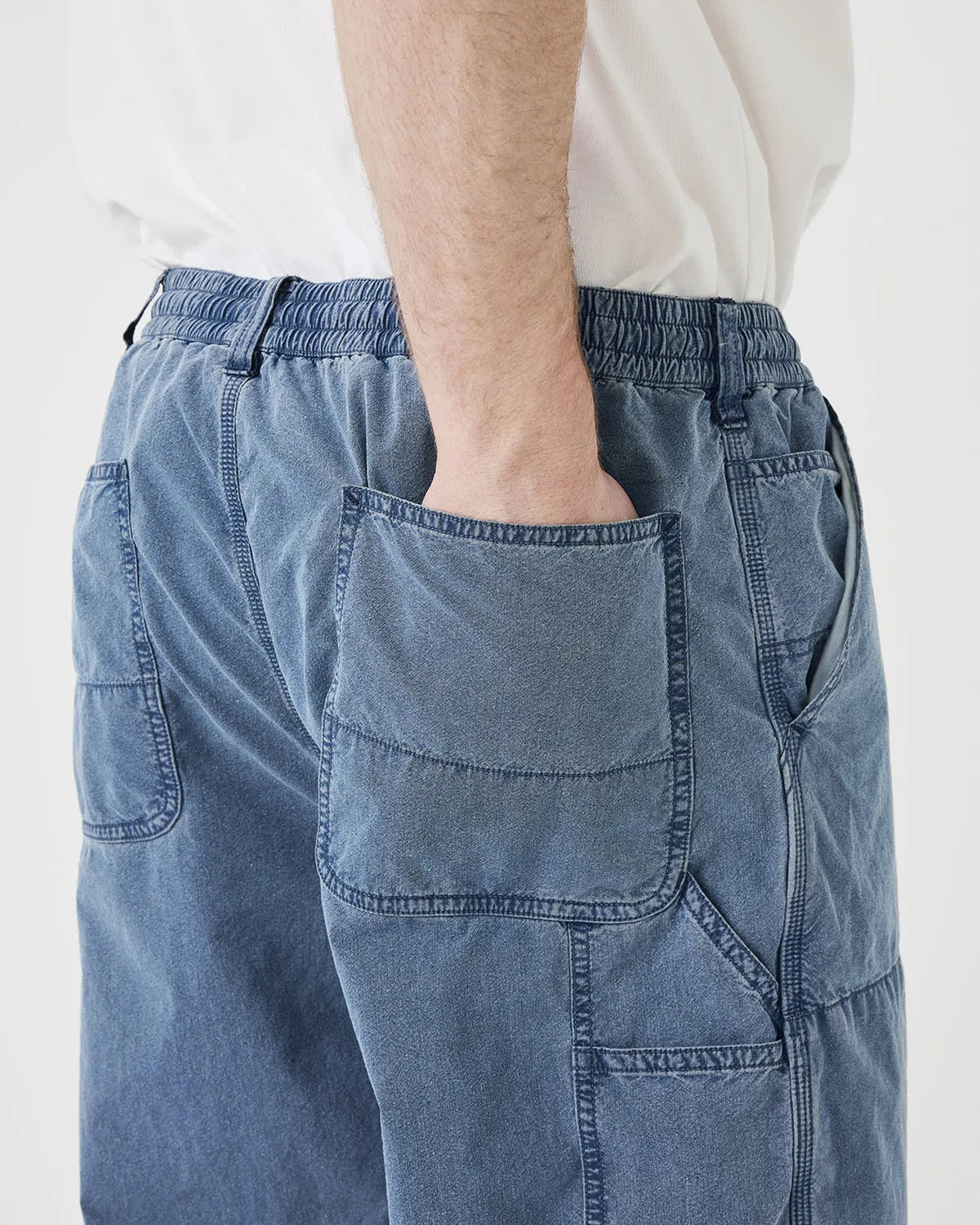 nanamica / Indigo Weather Deck Pants (S26SC002)