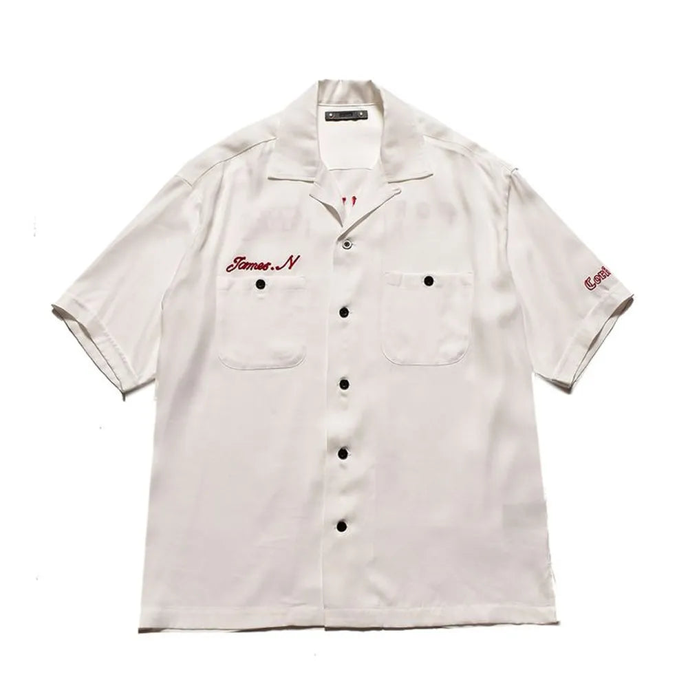 MINEDENIM  の Detroit Embroidery Bowling  Shirts (2405-5004)