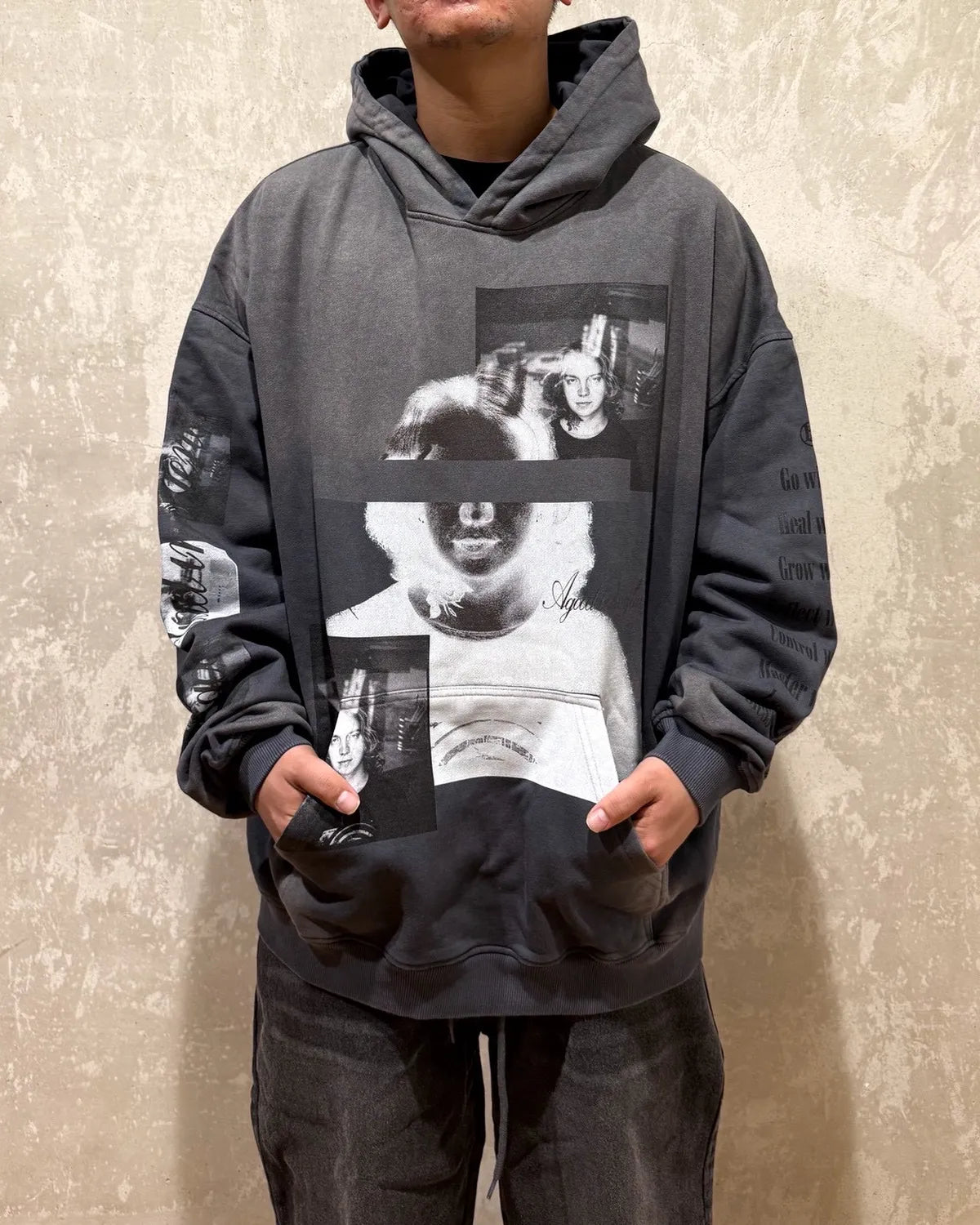 A Good Bad Influence / DON'T LOOK HOODIE (AGBI-25AW-HD06)