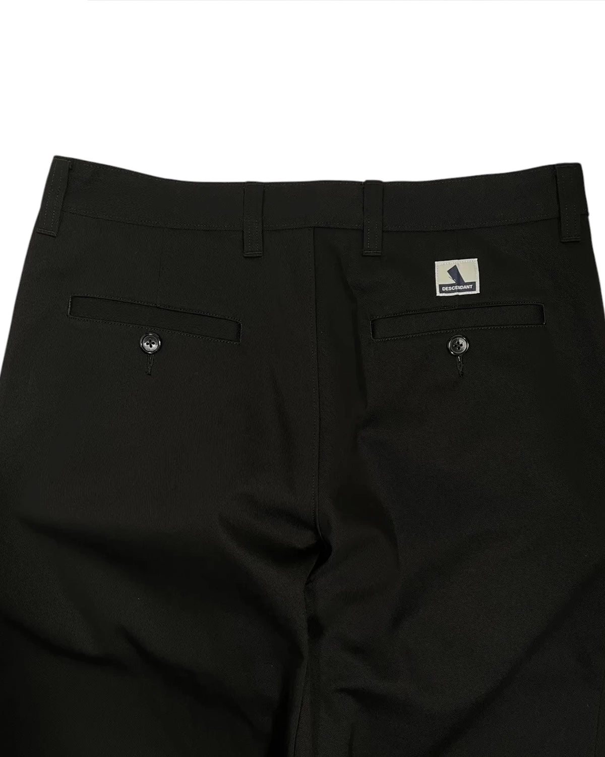 DESCENDANT / DC-3 ORGANIC COTTON TWILL TROUSERS (252TQDS-PTM01)