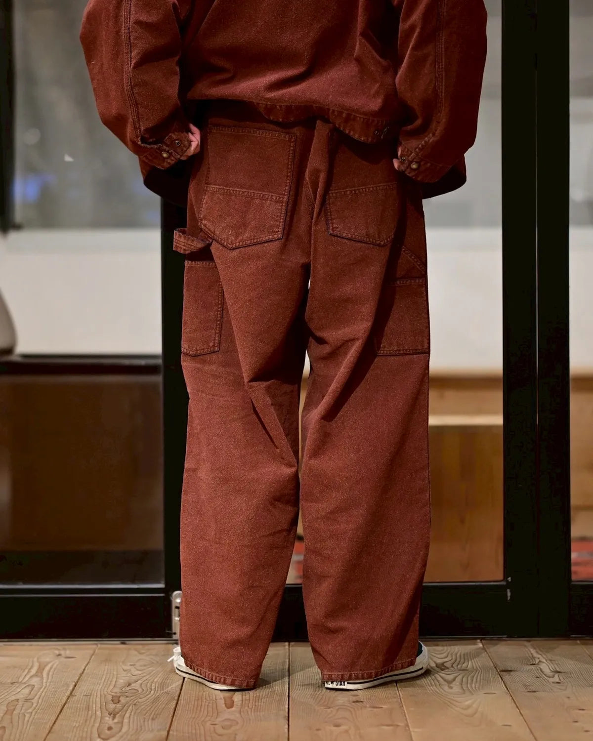 COOTIE PRODUCTIONS® / Grainy Denim Double Knee Painter Pants (CTE-26S120)