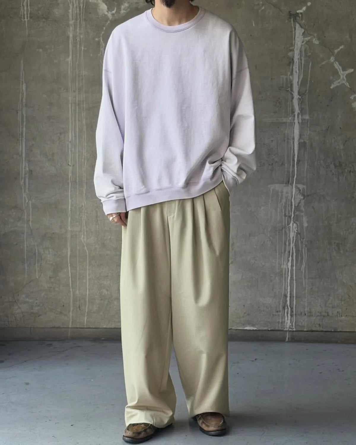 MARKAWARE / Organic Cotton Heavy Fleece Huge Sweat (A26A09CS11C)